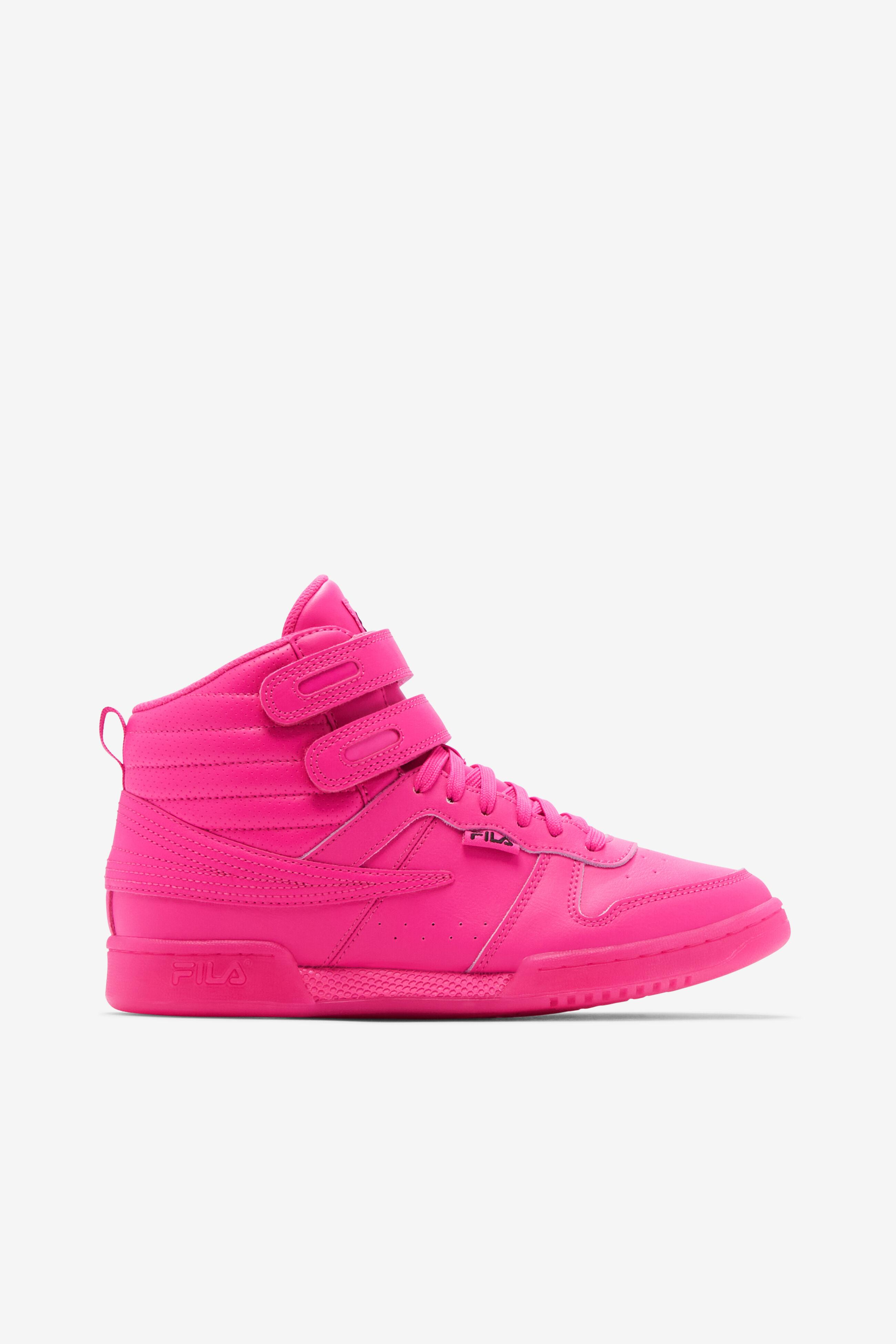 pink fila high tops