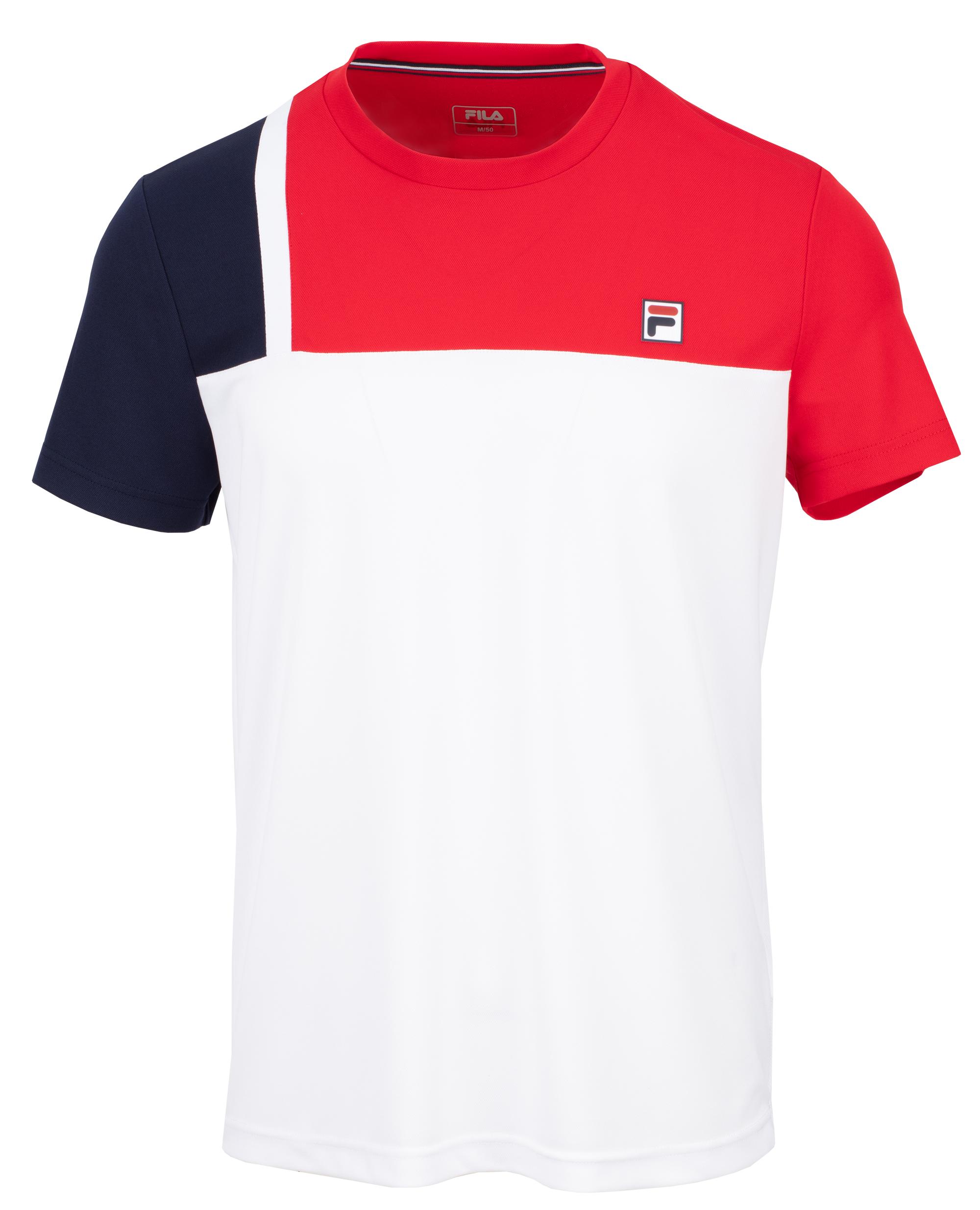 Fila Karl Tennis T-shirt in Red for Men | Lyst UK