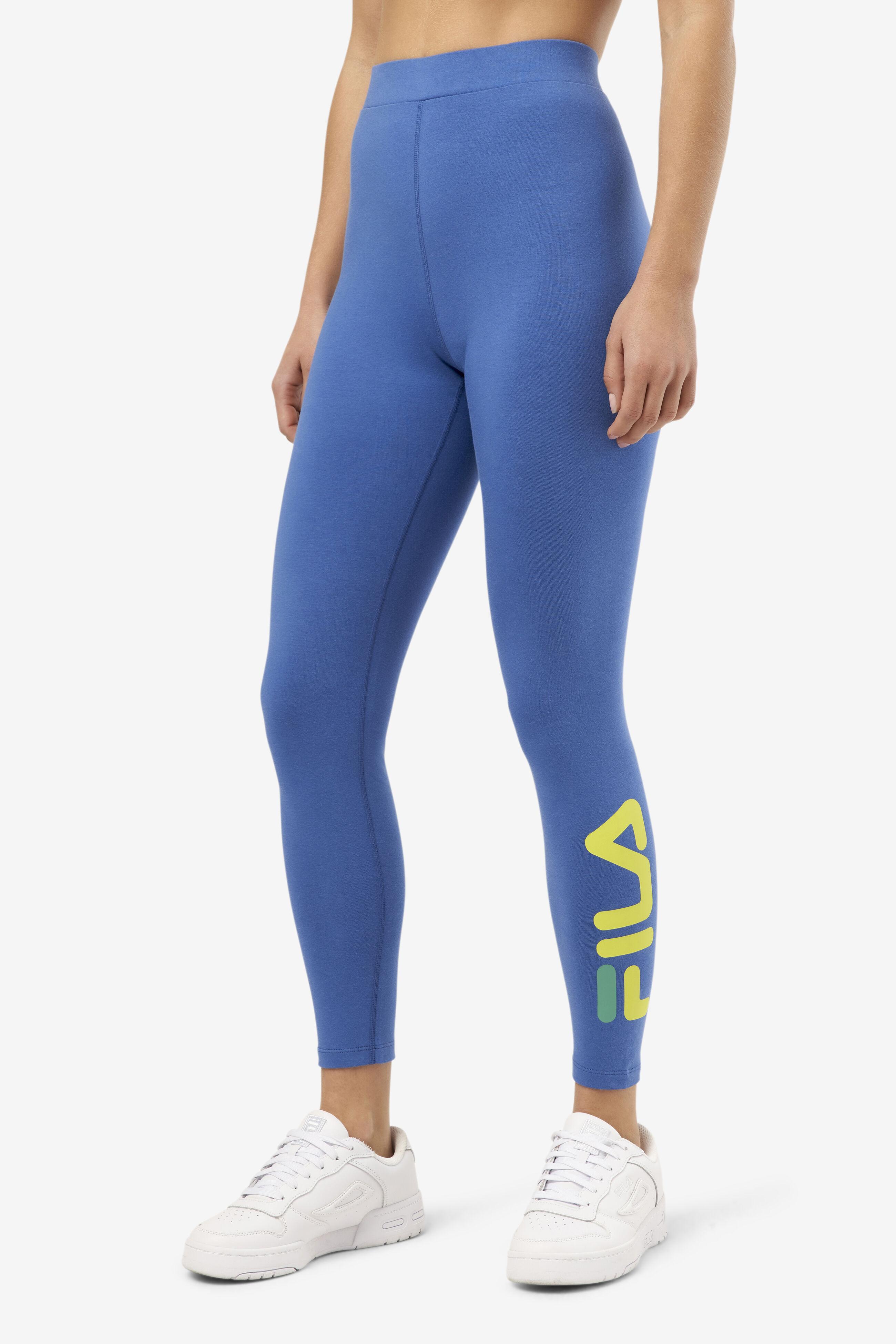 Fila Cotton Elora Legging in Blue | Lyst