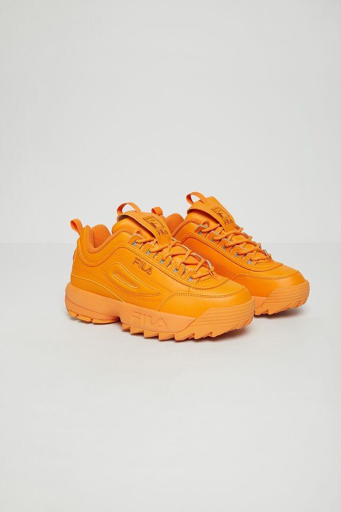 Fila Womens Disruptor Ii Premium Chunky Sneaker In Neon Orange | Lyst