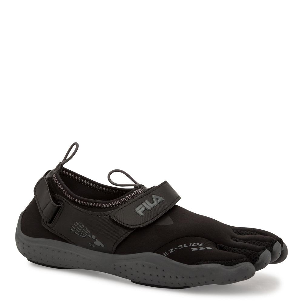 Fila Skeletoes Ez Slide Drainage in Black Lyst