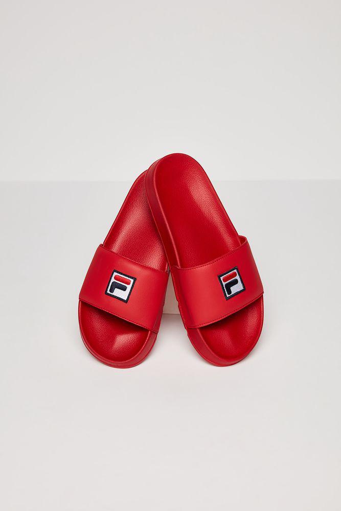 fila sandals mens red