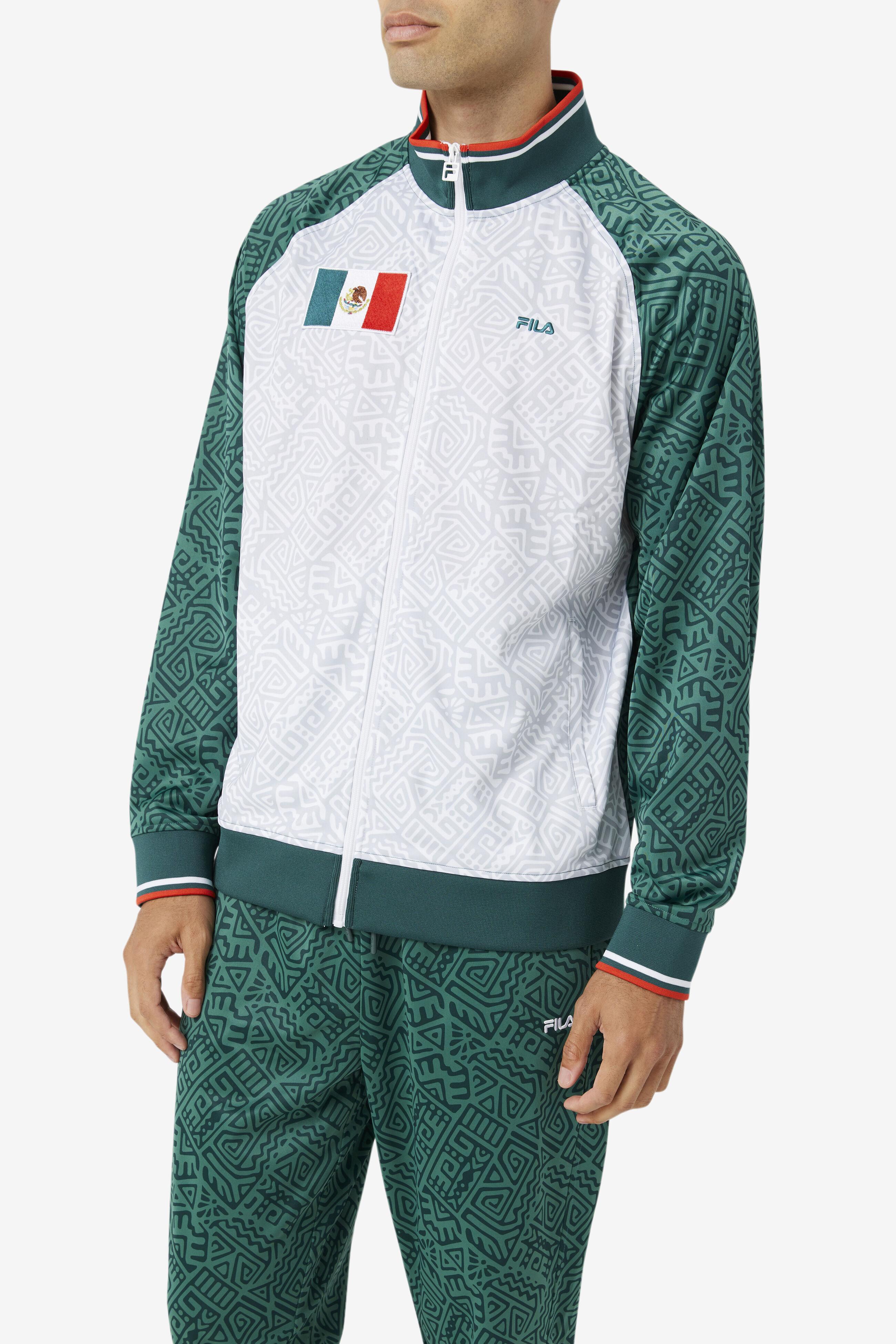 mexico white track jacket