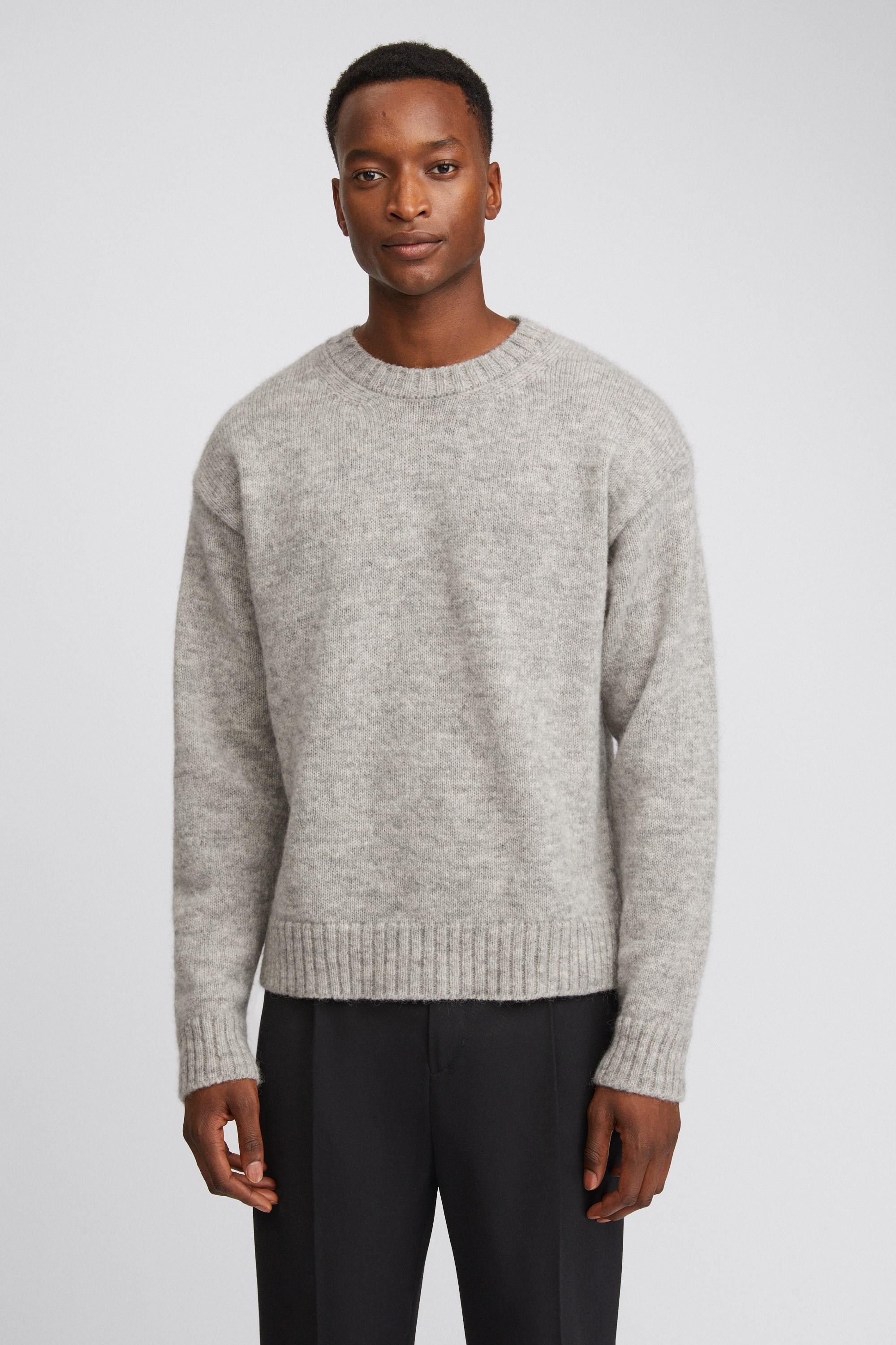 mynte Hviske Hoved Filippa K Wool Max Sweater in Light Grey Melange (Gray) - Lyst