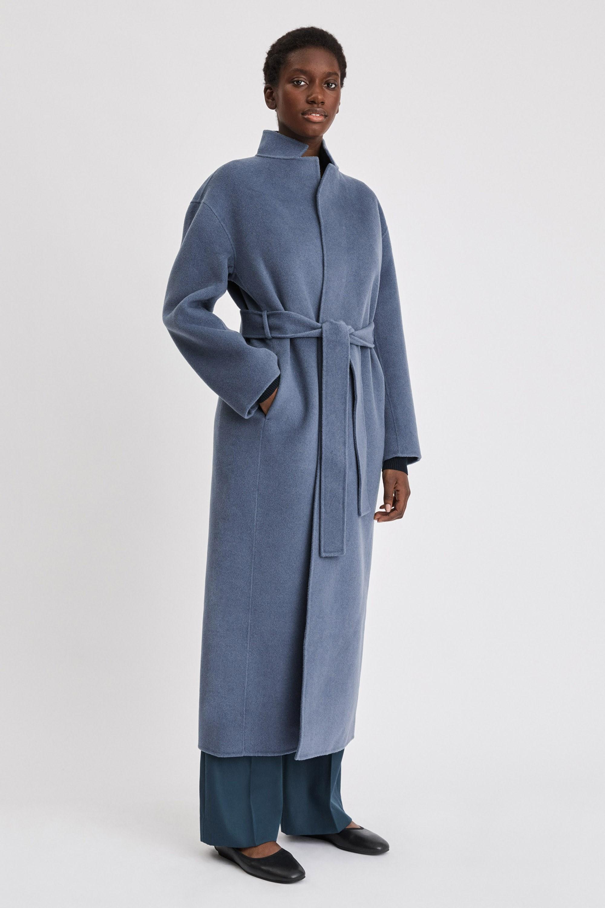 Filippa K Wool Alexa Coat in Blue Grey (Blue) Lyst
