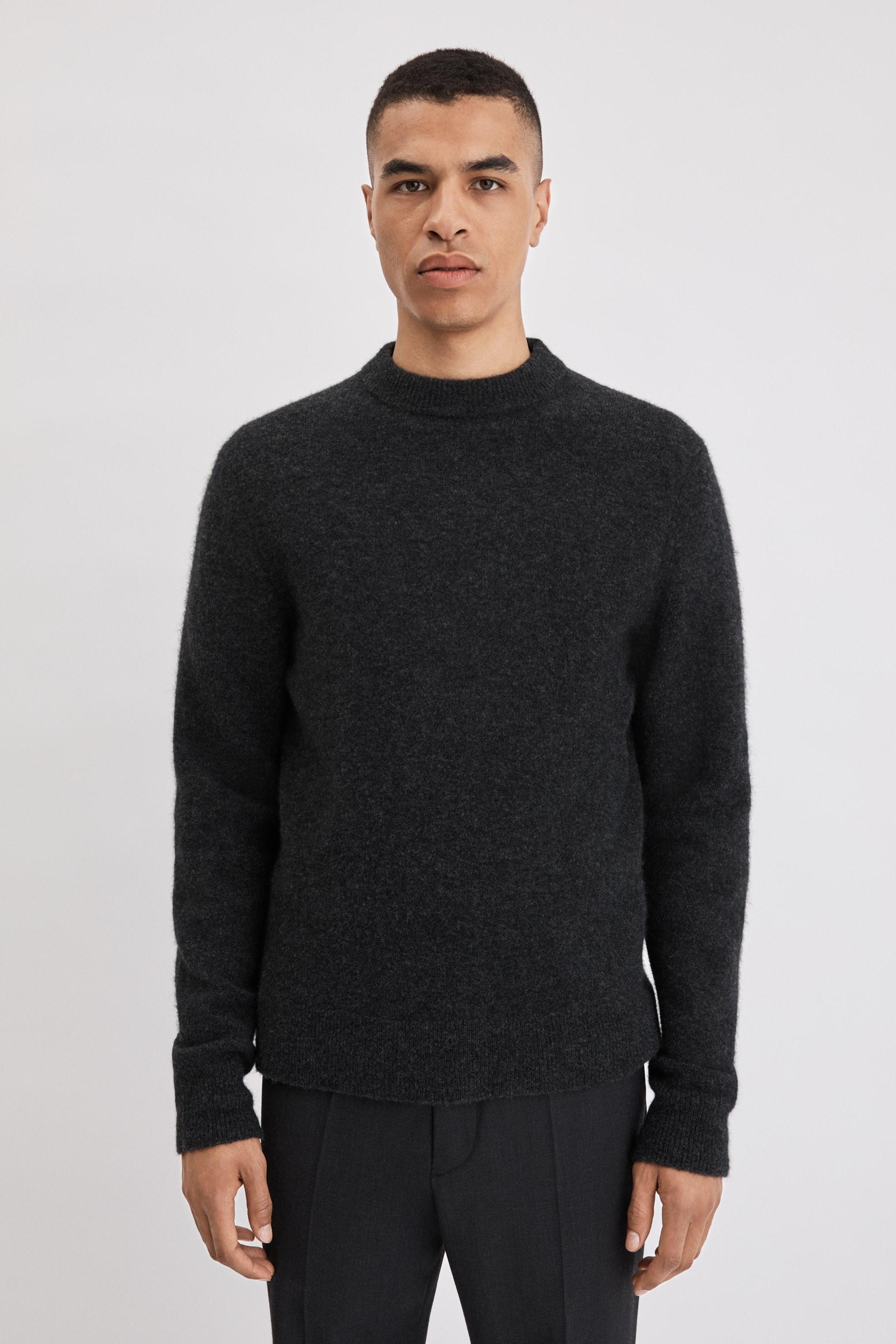 Filippa K Denim Yak Sweater in Charcoal Melange (Gray) for Men - Lyst