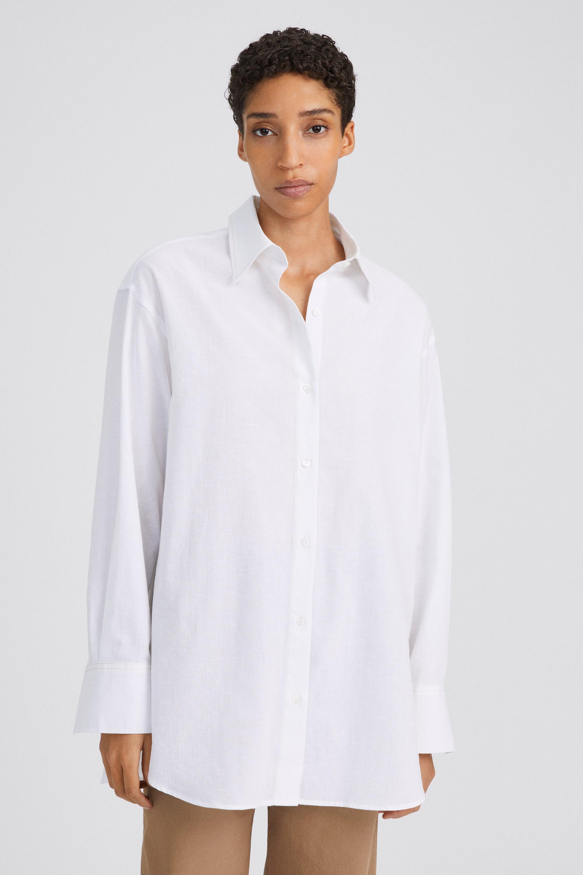 Filippa K Mandy Cotton Shirt in White 