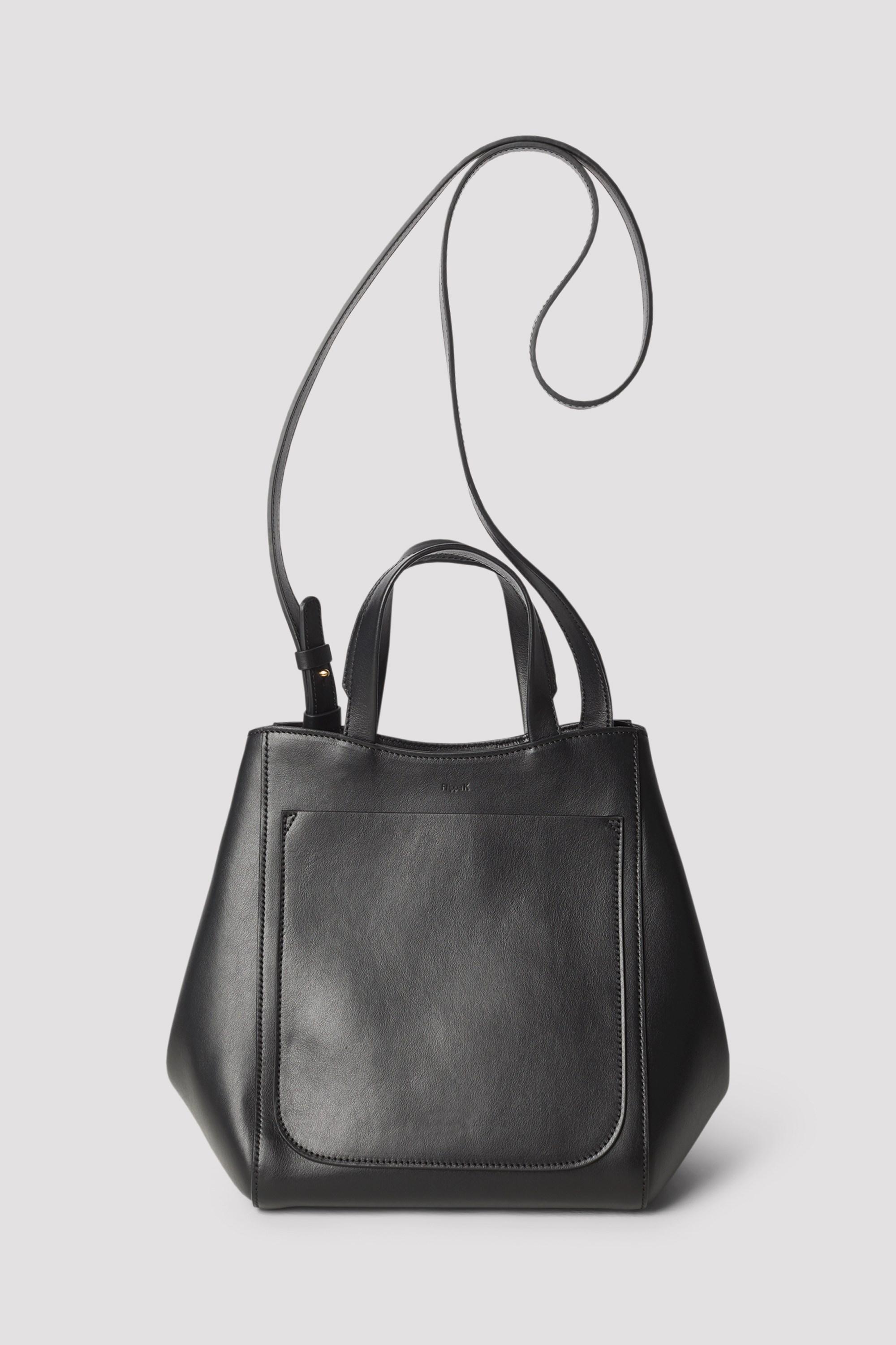 Filippa K Shelby Mini Bucket Leather Bag in Black - Lyst