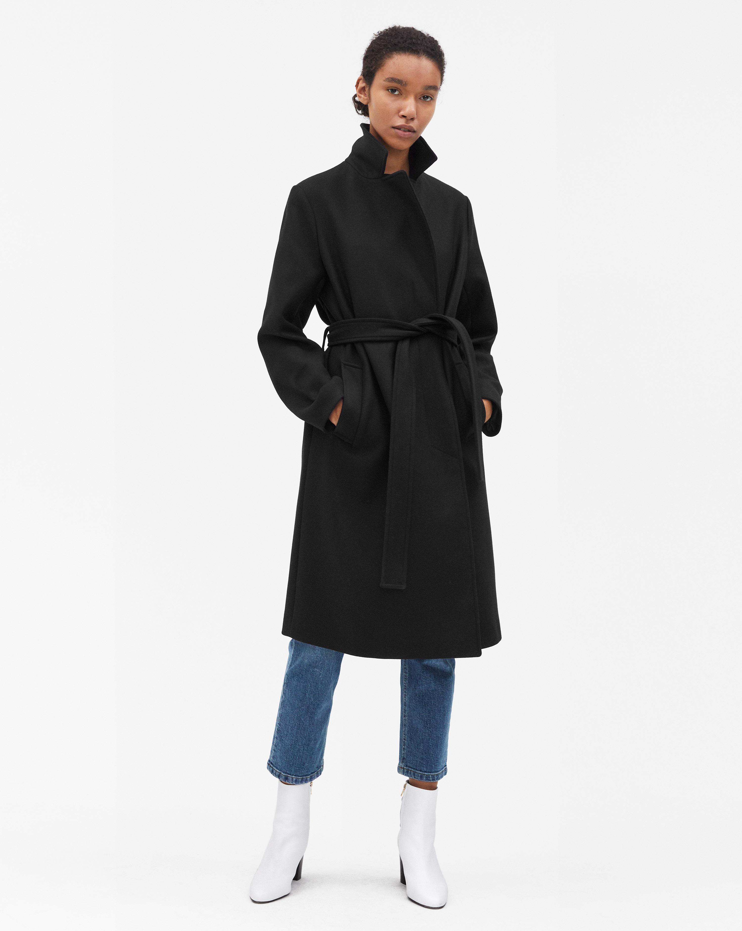 Filippa K Wool Victoire Coat Black - Lyst
