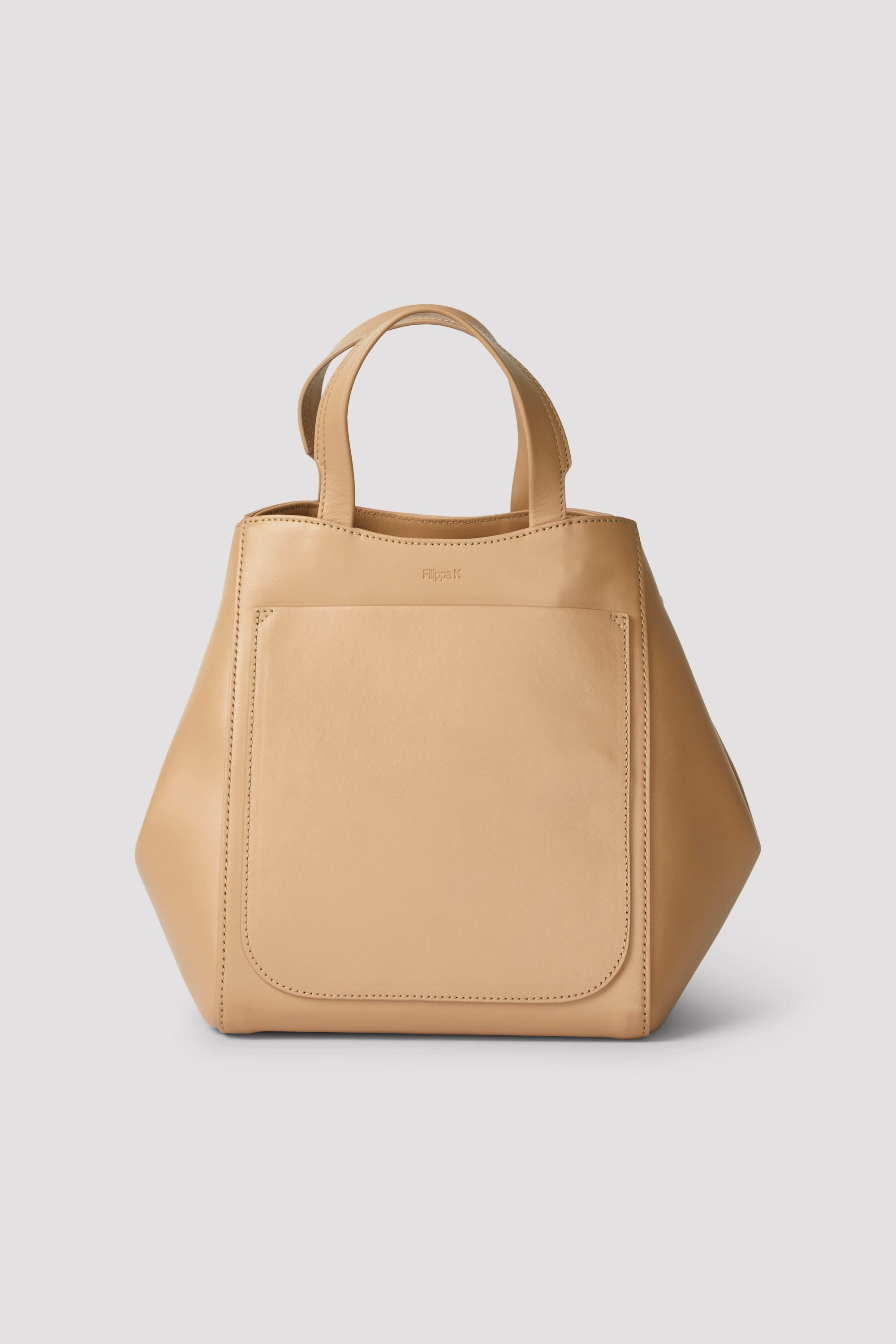 Filippa K Shelby Mini Bucket Leather Bag in Honey Beige (Natural) - Lyst