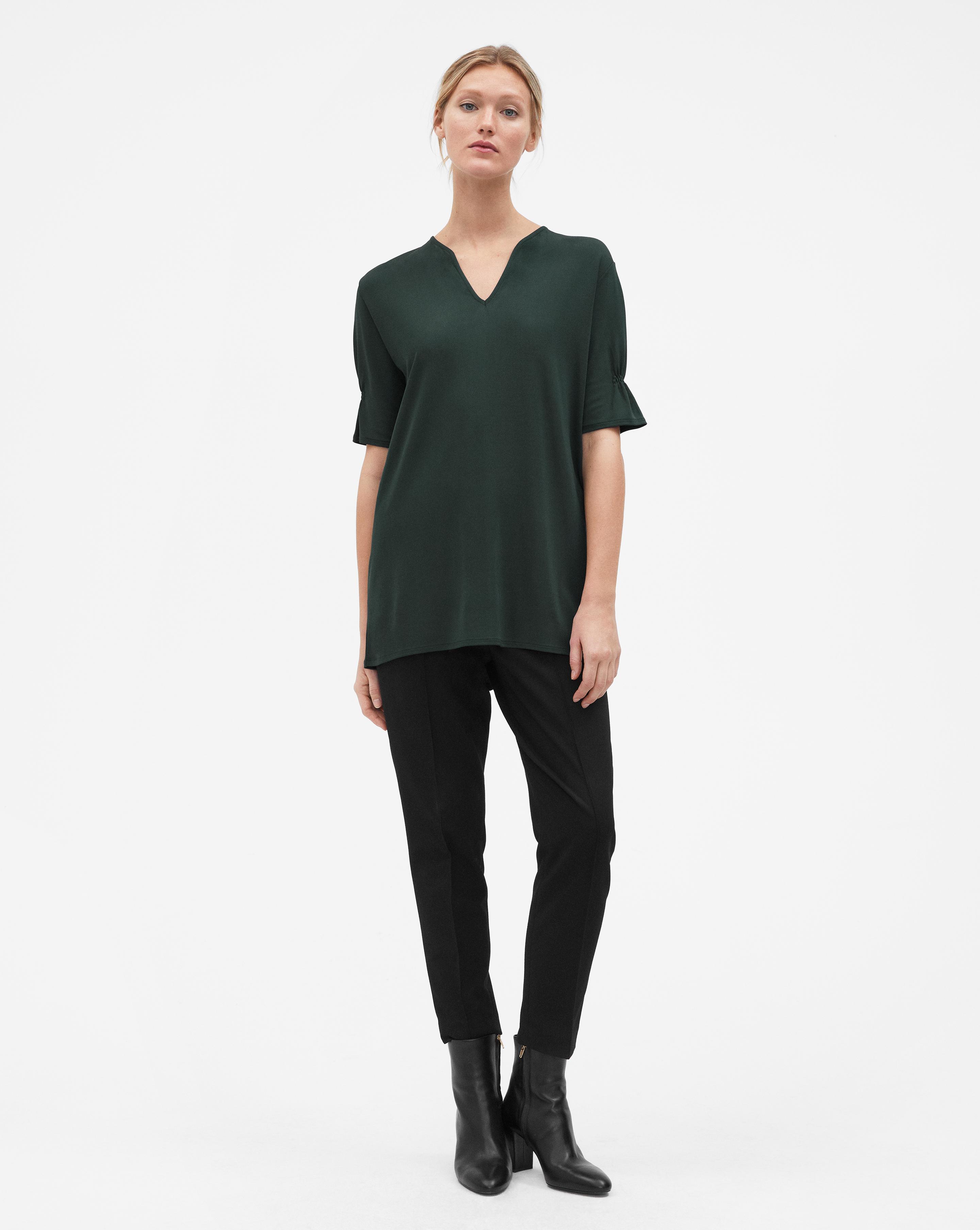 Filippa K Synthetic Drapey Crepe Tunic Spruce - Lyst