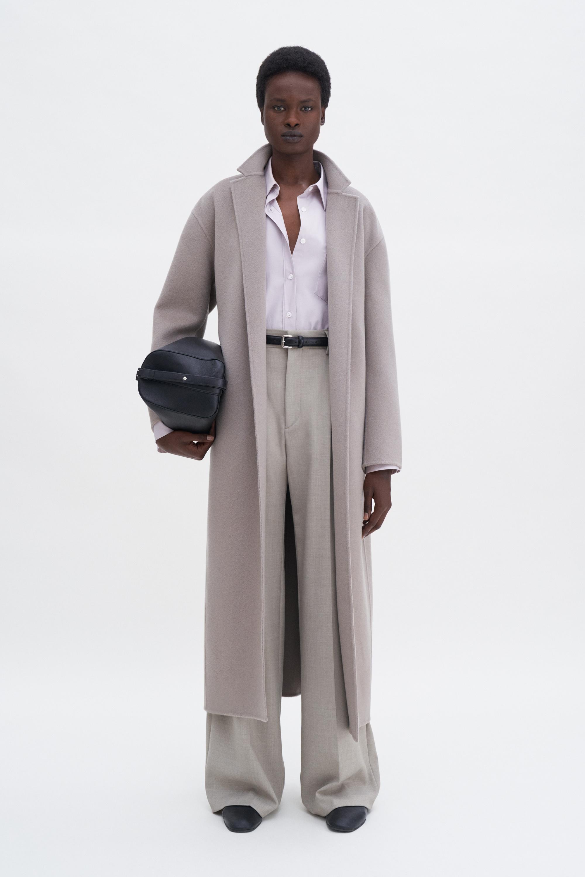 コート FILIPPA K FW23 WOOL CAR COAT (30091 2571 GREY MELANGE) FILIPPA K FW23 WOOL CAR COAT (30091 2571 GREY MELANGE