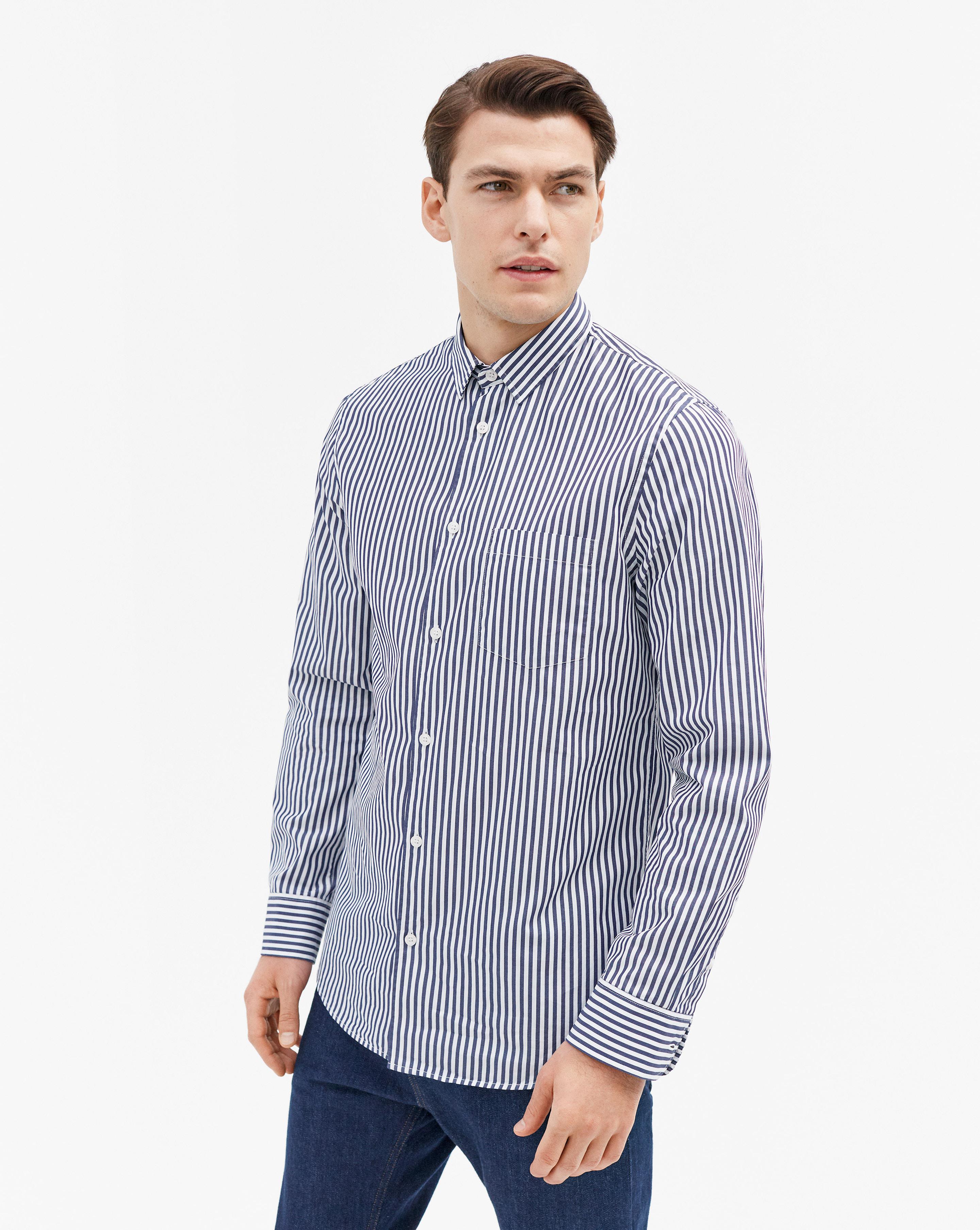 Filippa K Cotton Tim Wide Block Stripe 