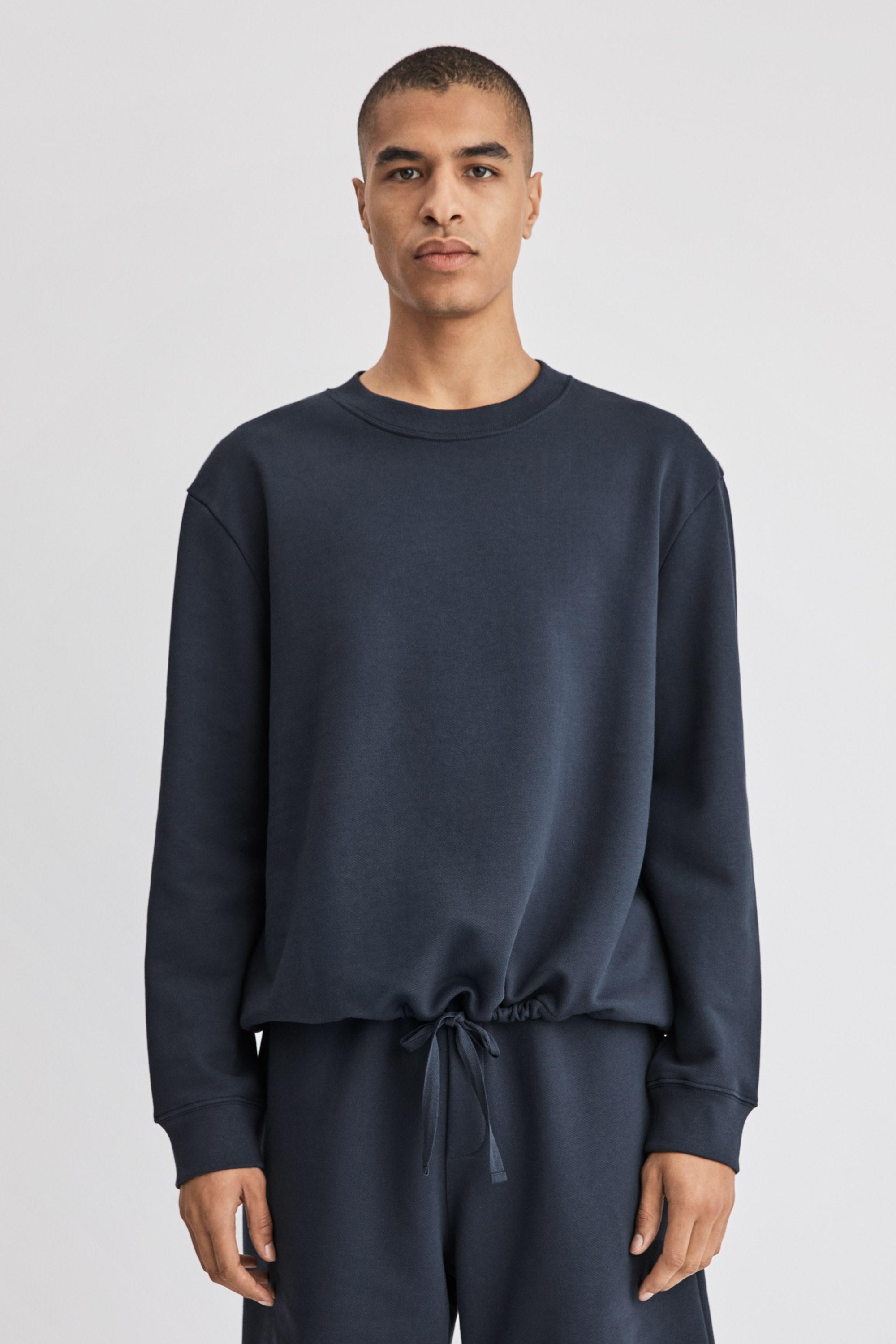 Filippa K Cotton Felix Sweater in Blue for Men - Lyst