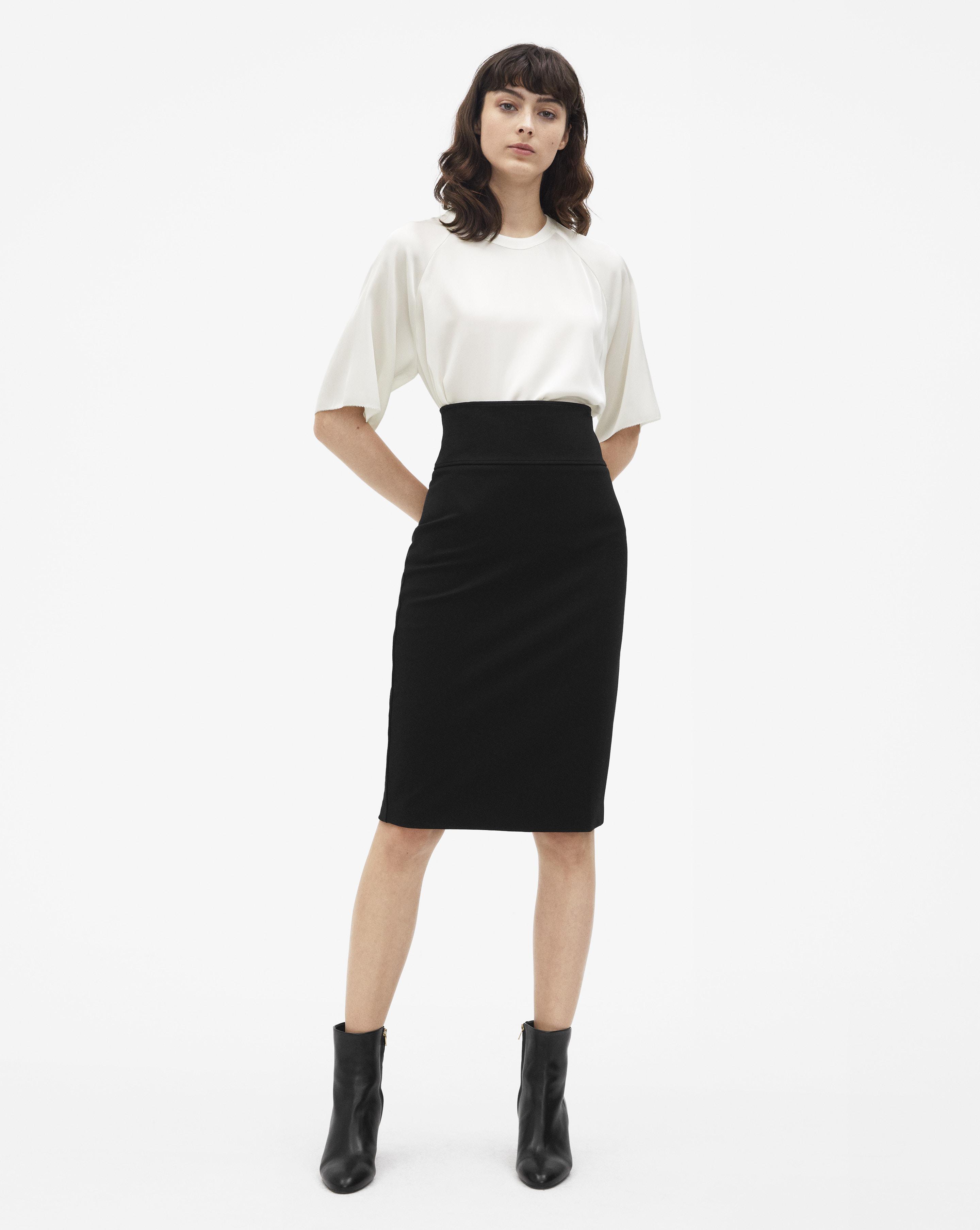 Filippa K High Waisted Pencil Skirt Black | Lyst