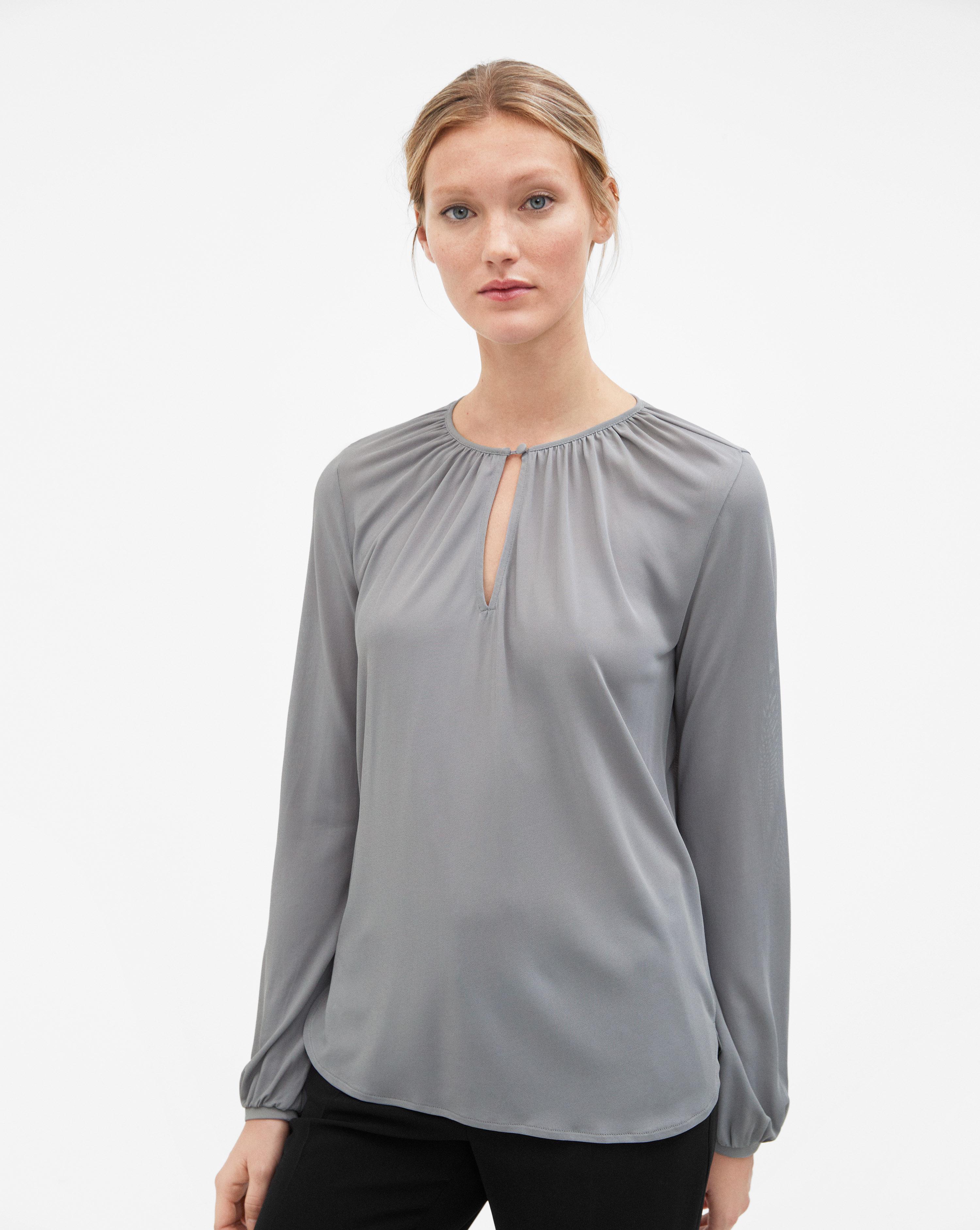 filippa k satin crepe top