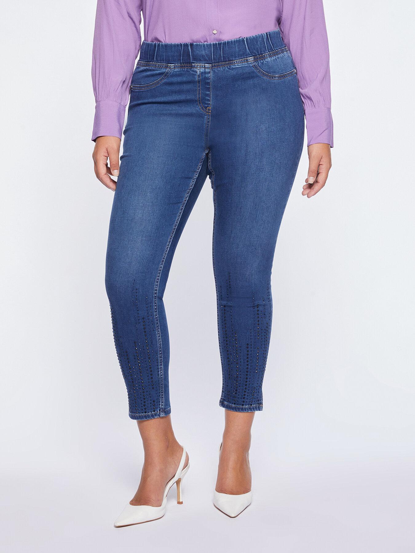 Fiorella rubino jeans con hotsell strass