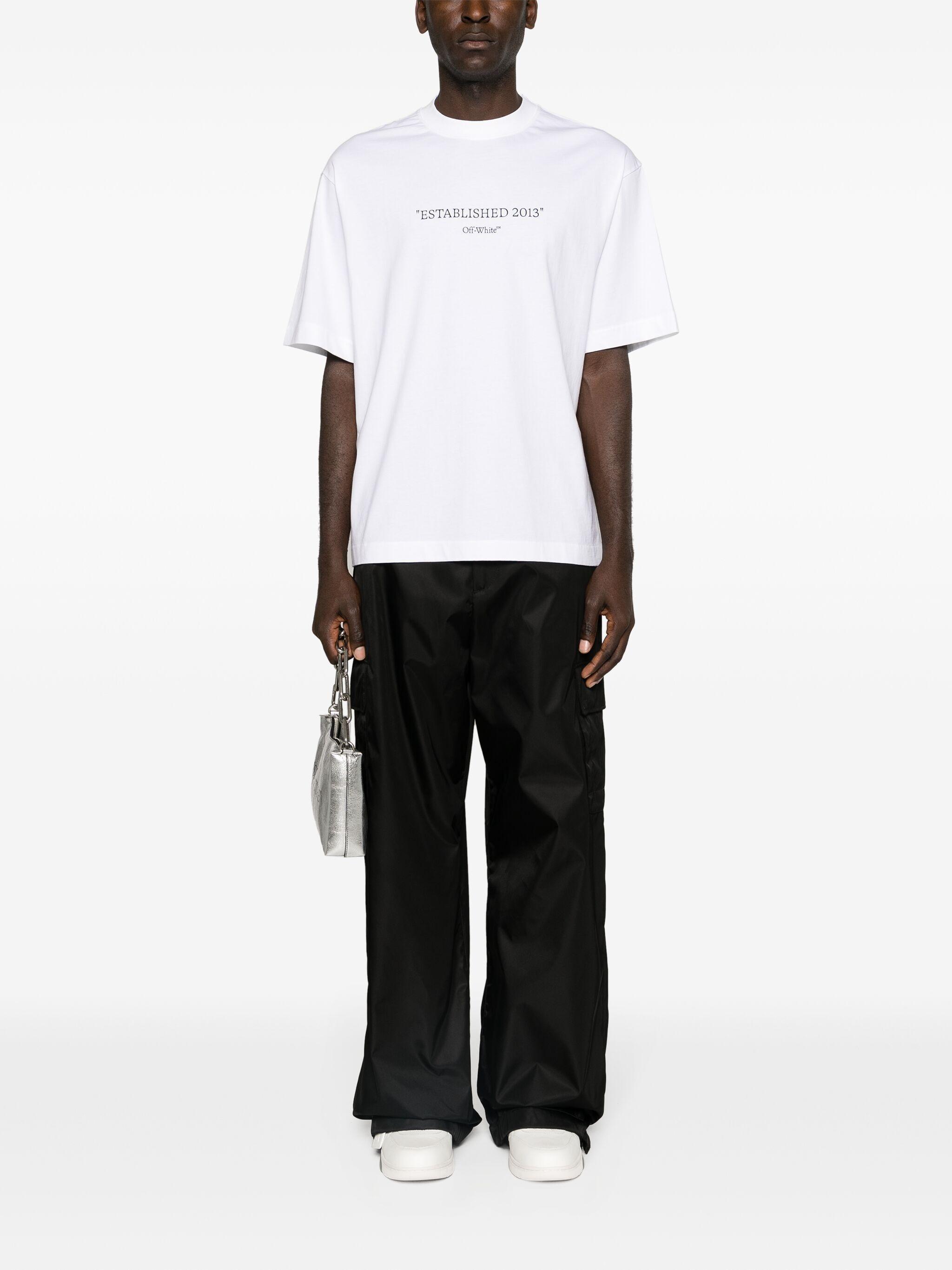 Off-White c/o Virgil Abloh Established 2013 Cotton T-shirt in 