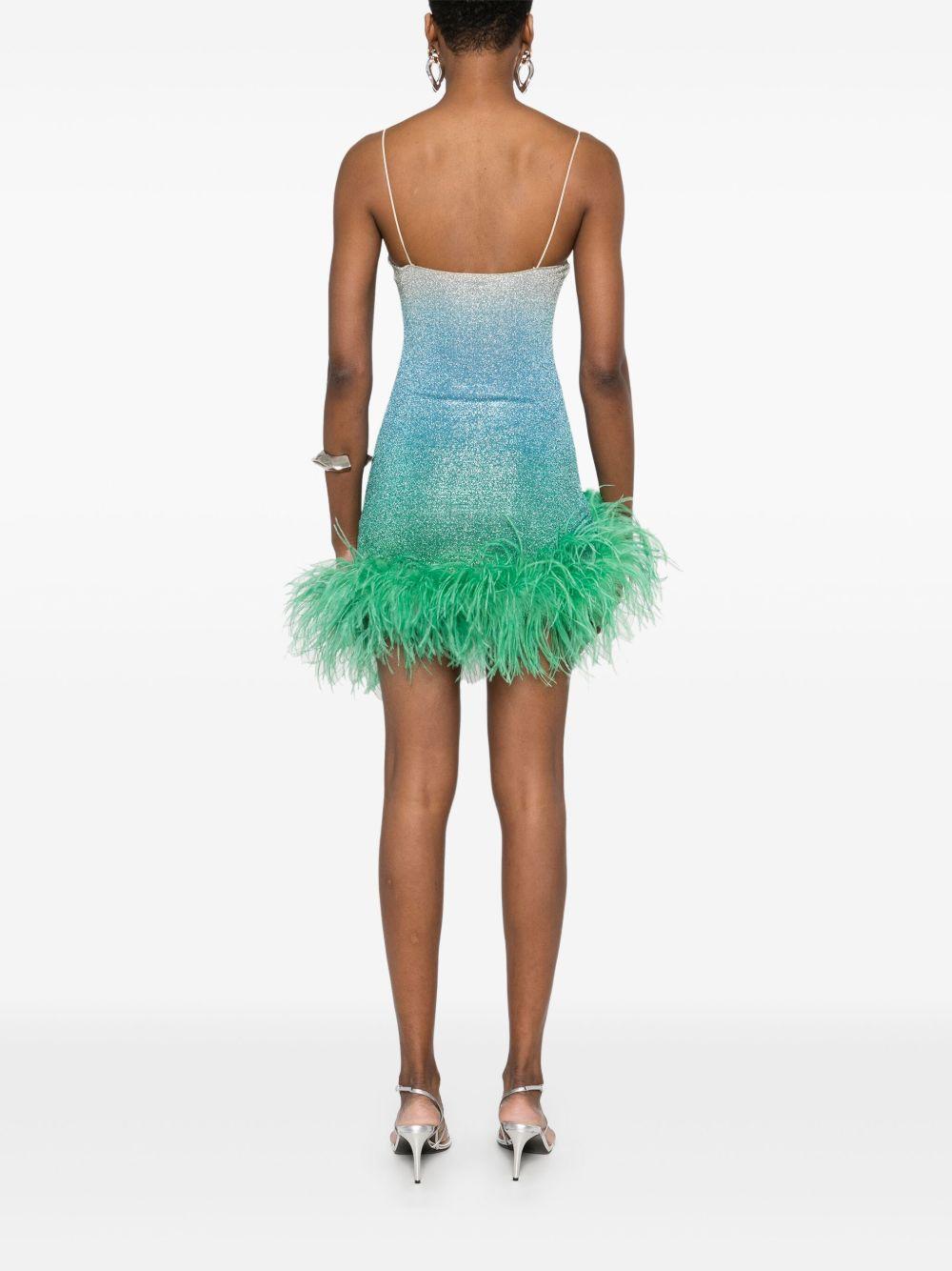 ワンピース OSEREE MARYLIN KAFTAN MINI DRESS IN SEQUINNED TULLE Oséree Marylin sequined kaftan Oseree