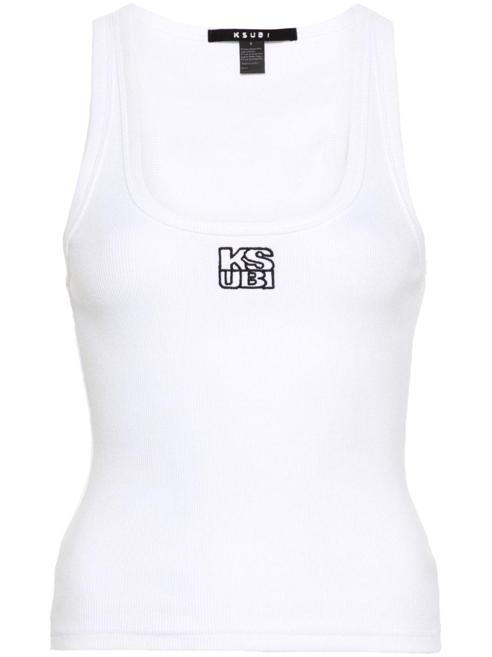 Ksubi - Message Print Sleeveless Tee