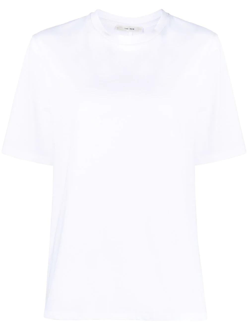 The Row Chiara Oversized Cotton T-shirt in White | Lyst