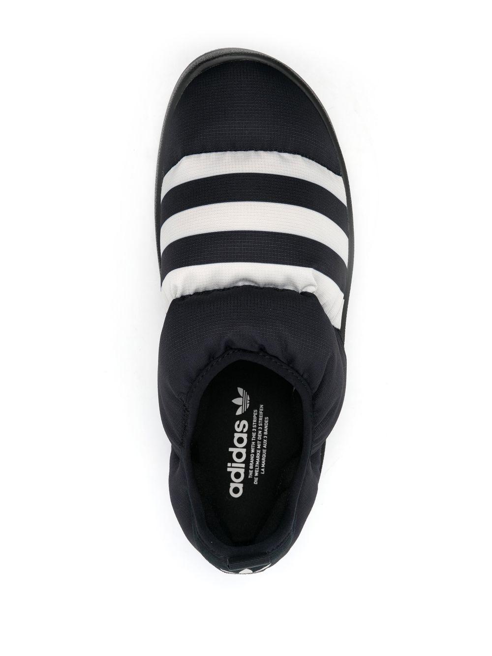 adidas Originals 3-stripes Padded Sneakers in Black | Lyst