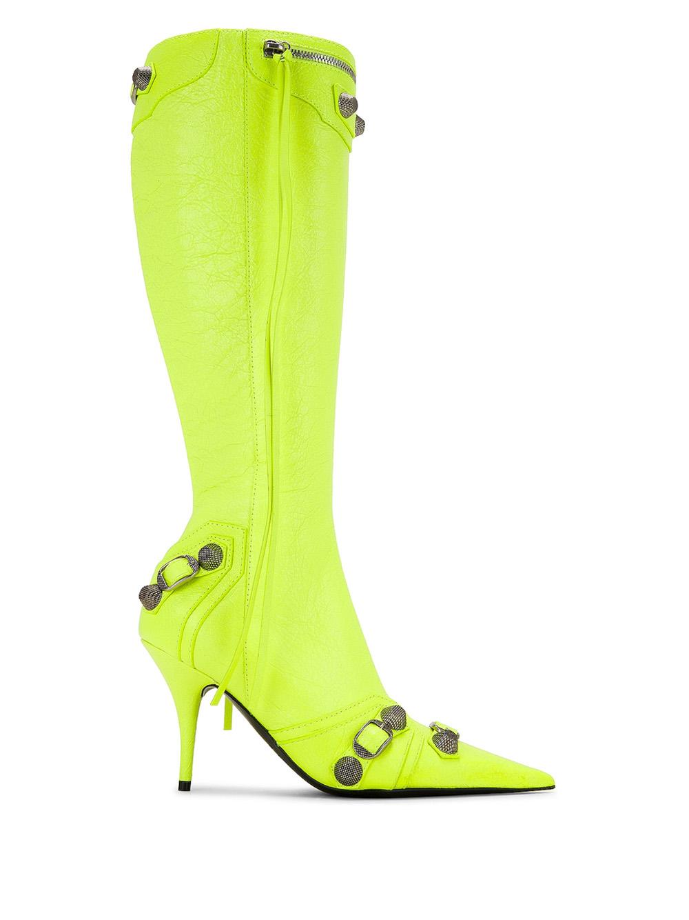 Balenciaga Cagole 90mm Boot Fluo Yellow 