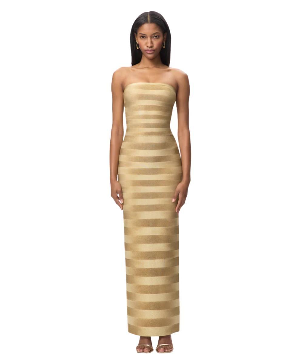 Metallic Herv Lger Dresses for Women | Lyst