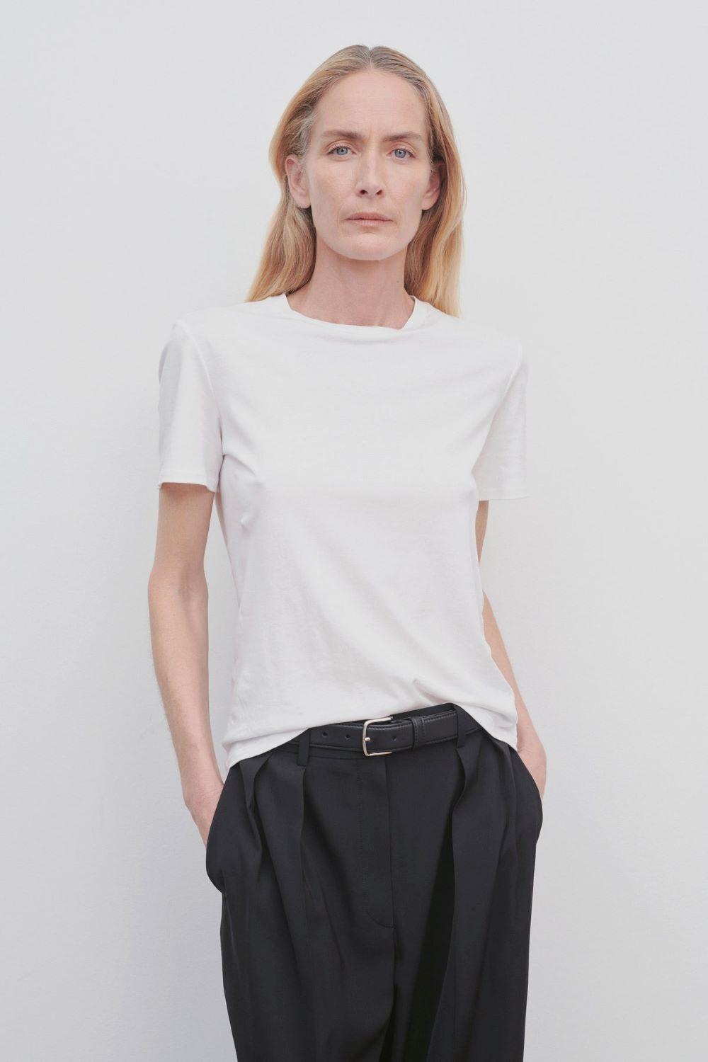 Tシャツ・カットソー The Row FW23 Printed poplin Side shirt (7520W2803 BYE) 28_02643_DONE_1600x.jpg?v=