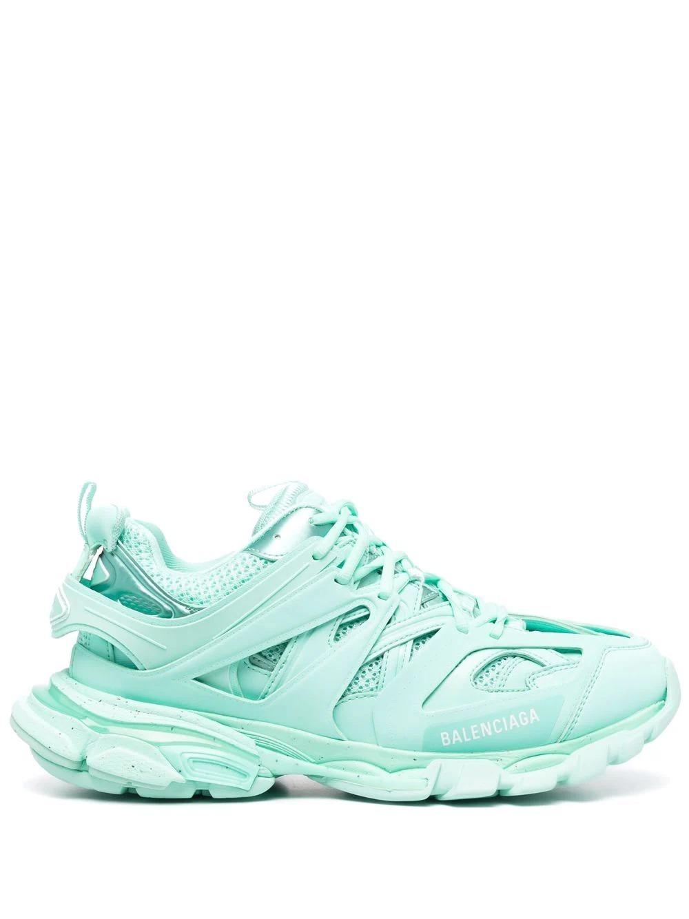 Balenciaga Leather Track Sneaker Mint Green - Save 37% | Lyst