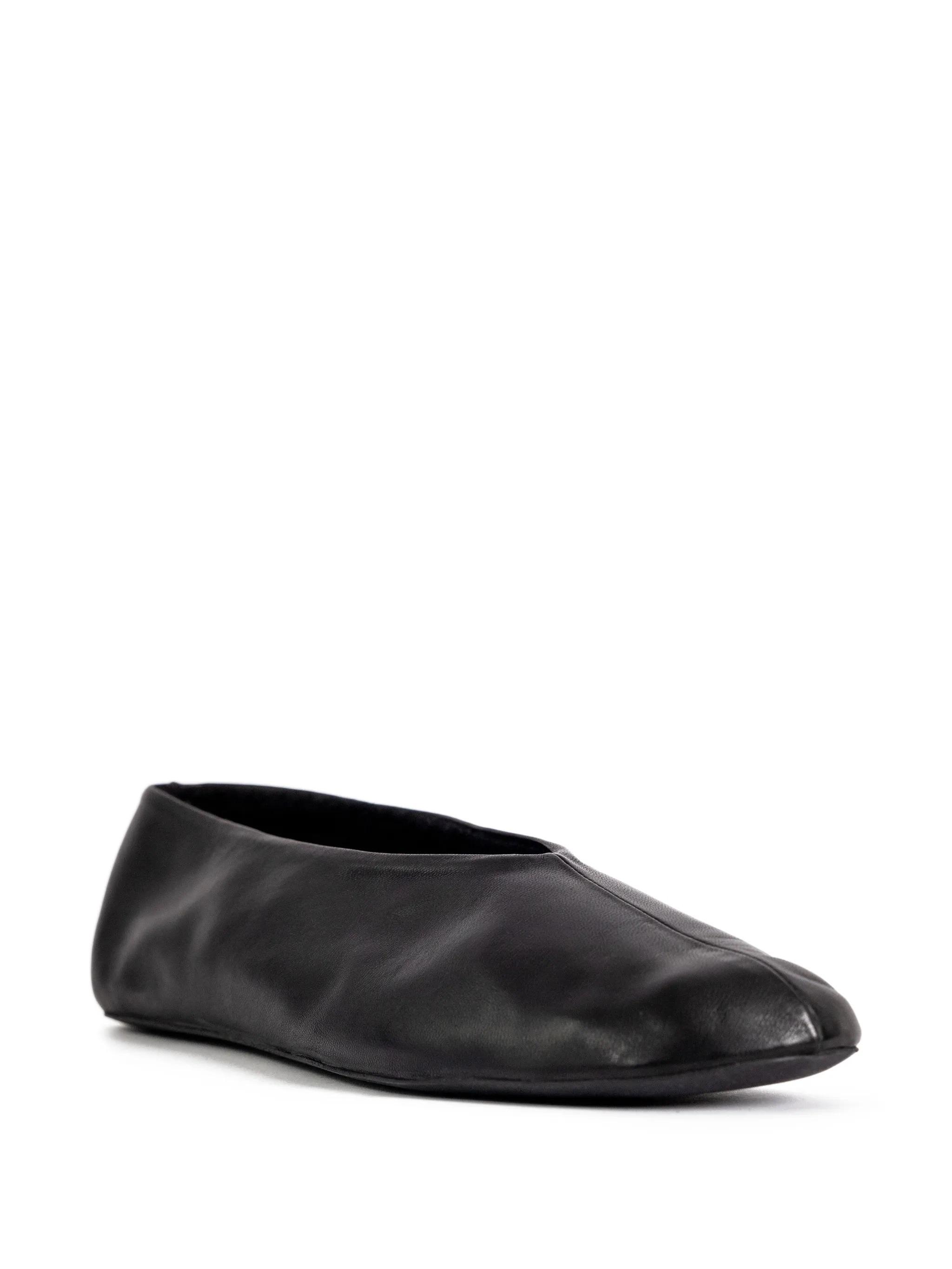 The Row Slip-on Ballet Flats in Black | Lyst