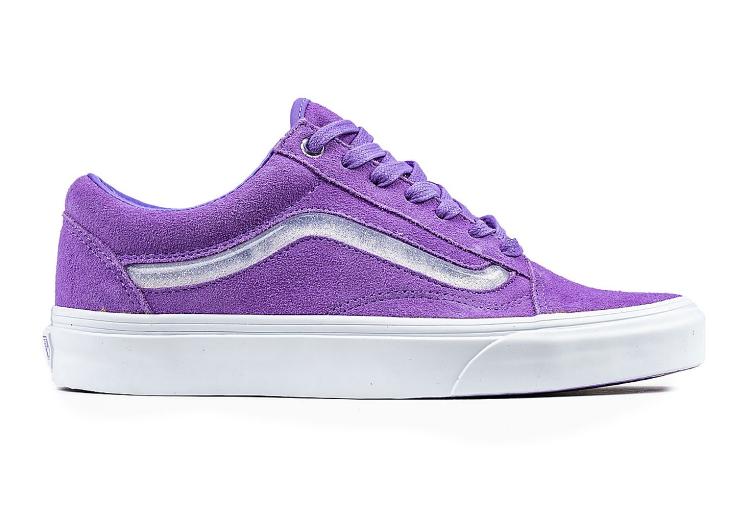 vans old skool violet true white