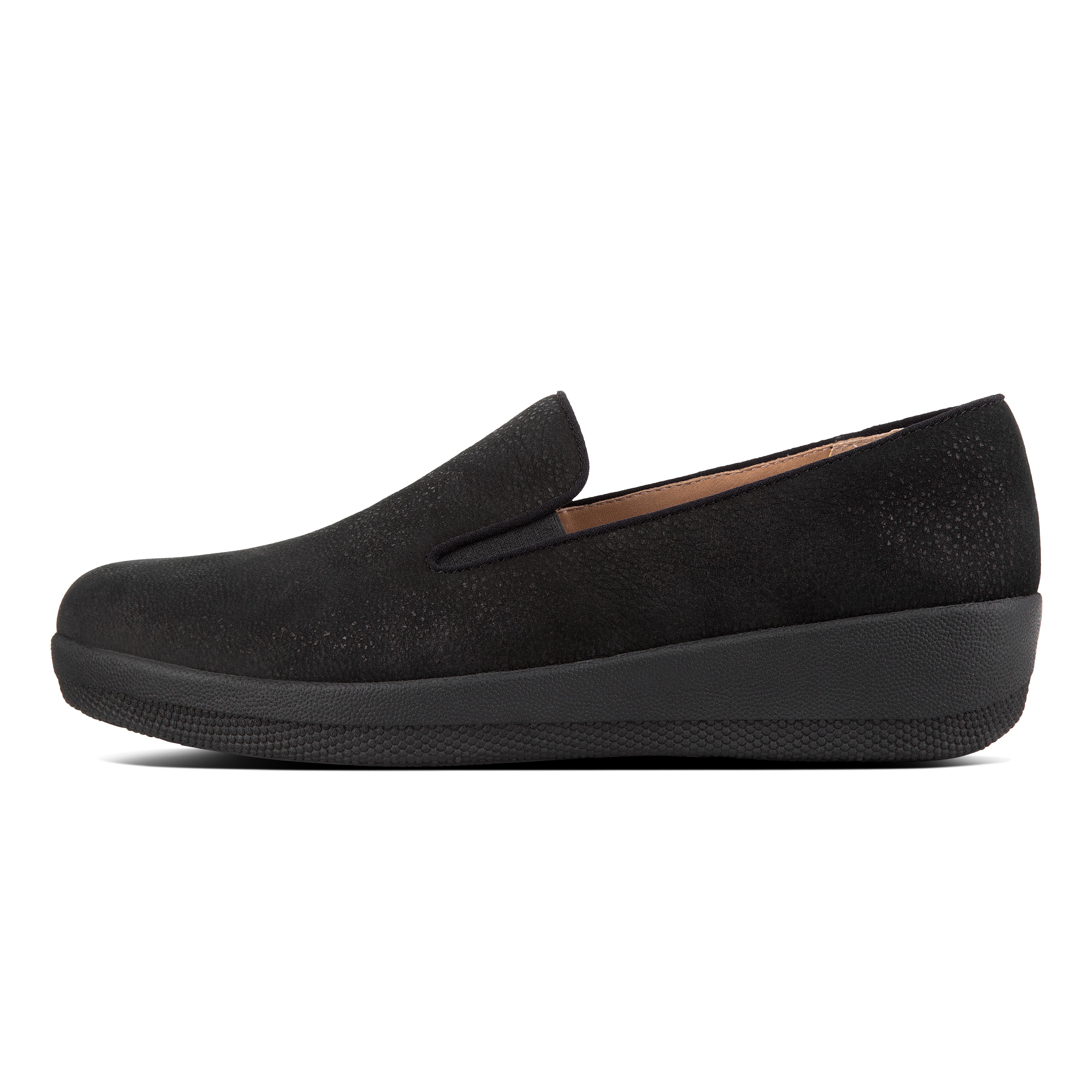 Fitflop Leather Superskate in Black - Lyst