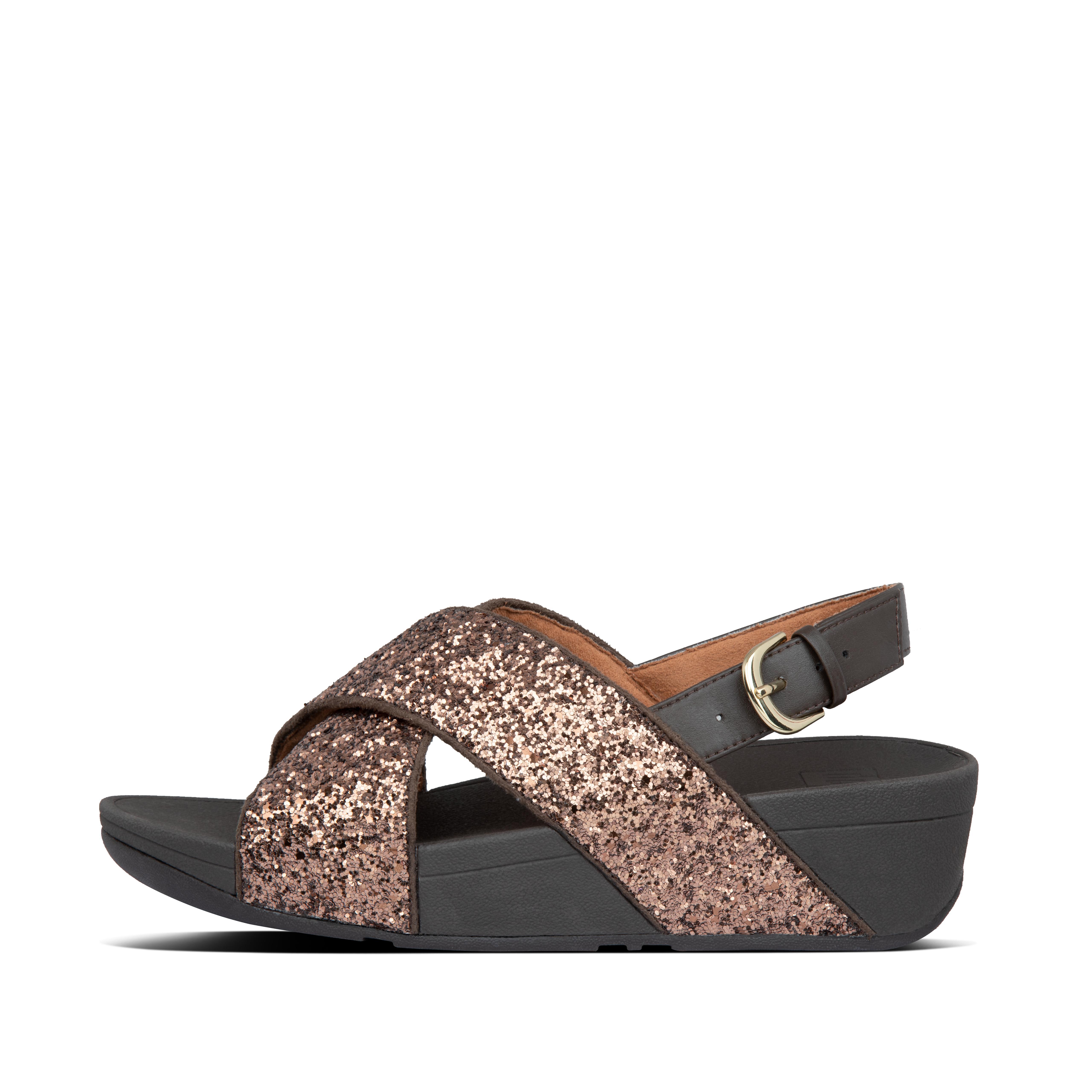 Fitflop Lulu in Chocolate Metallic (Brown) - Lyst