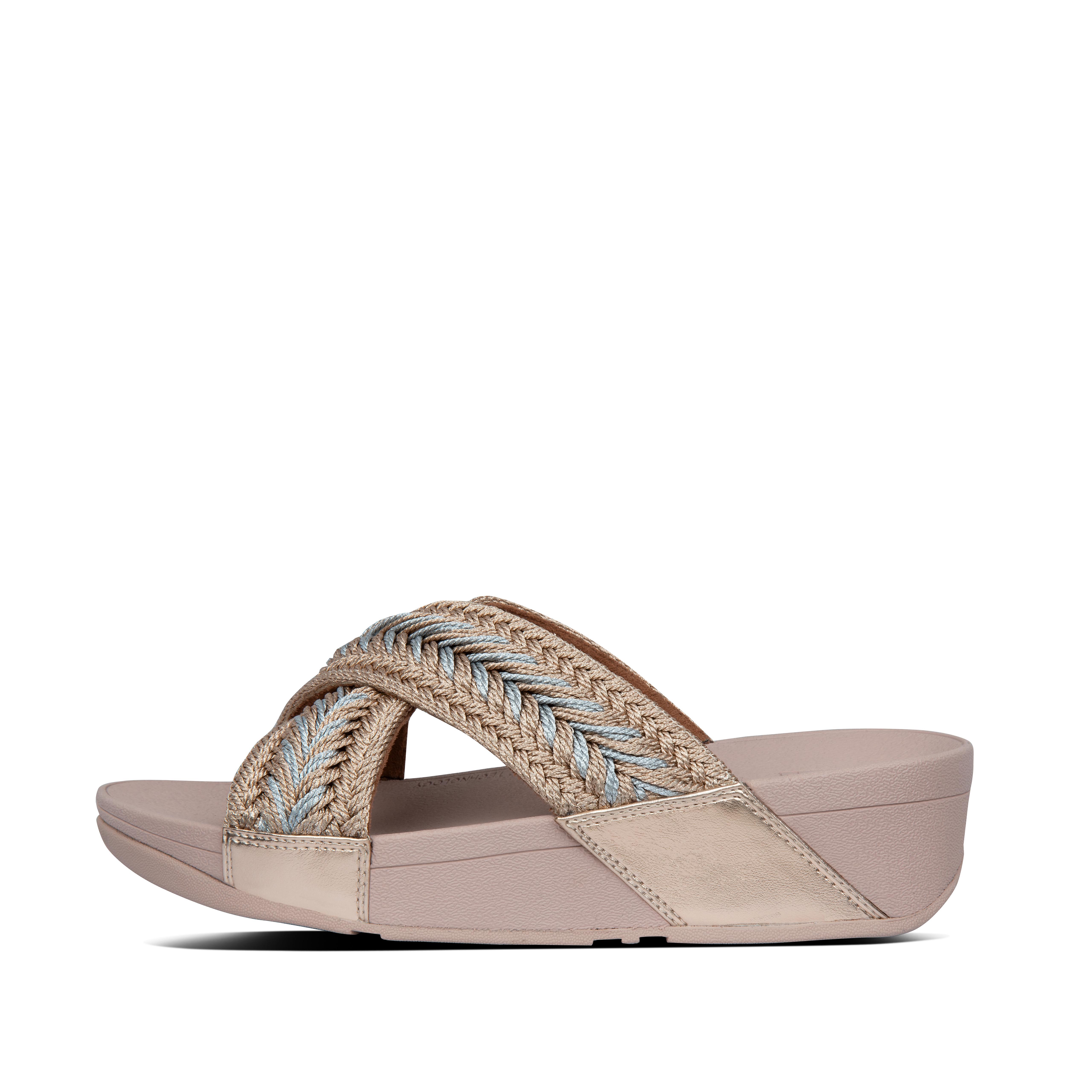 lulu denim fitflops