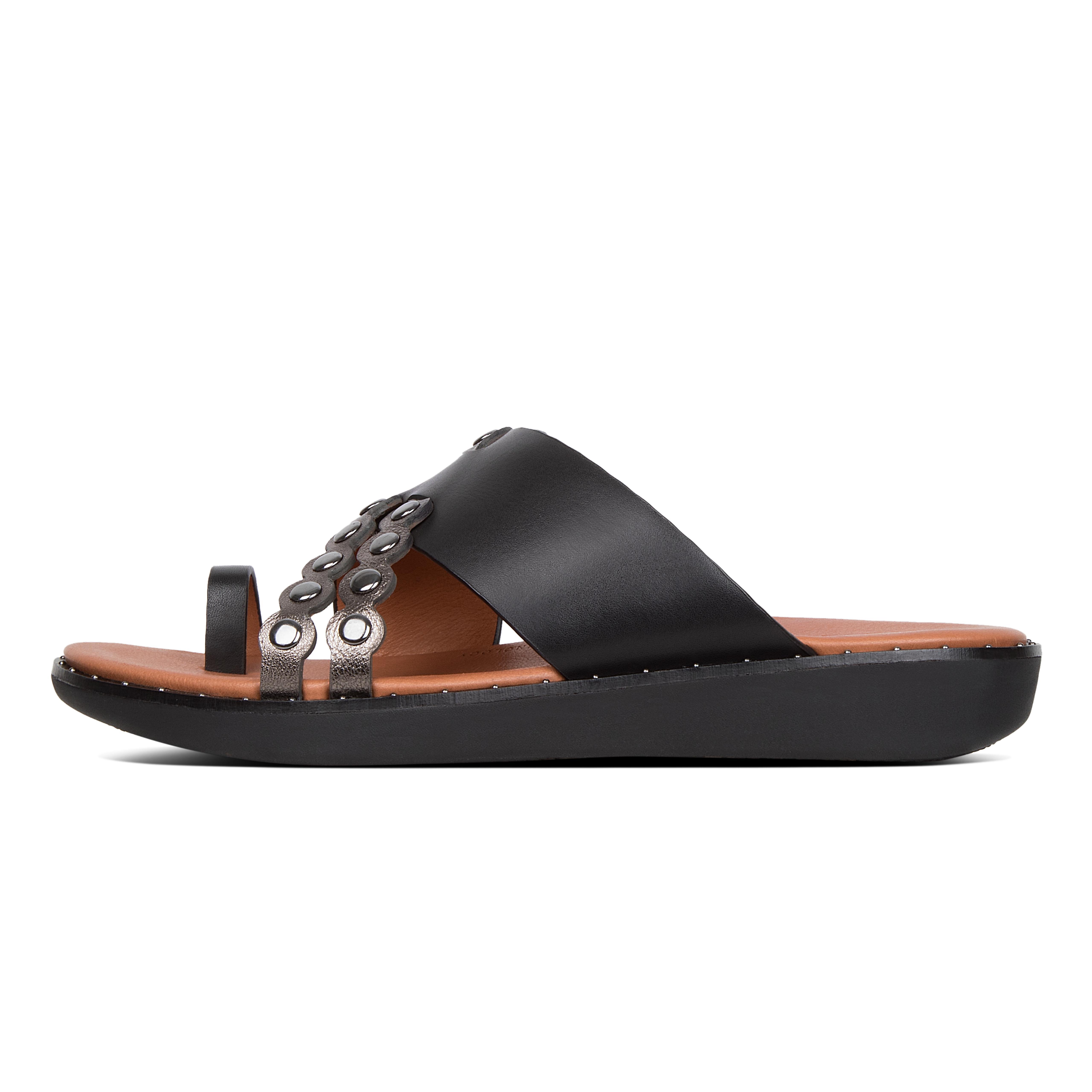Fitflop Leather Scallop in Black - Lyst