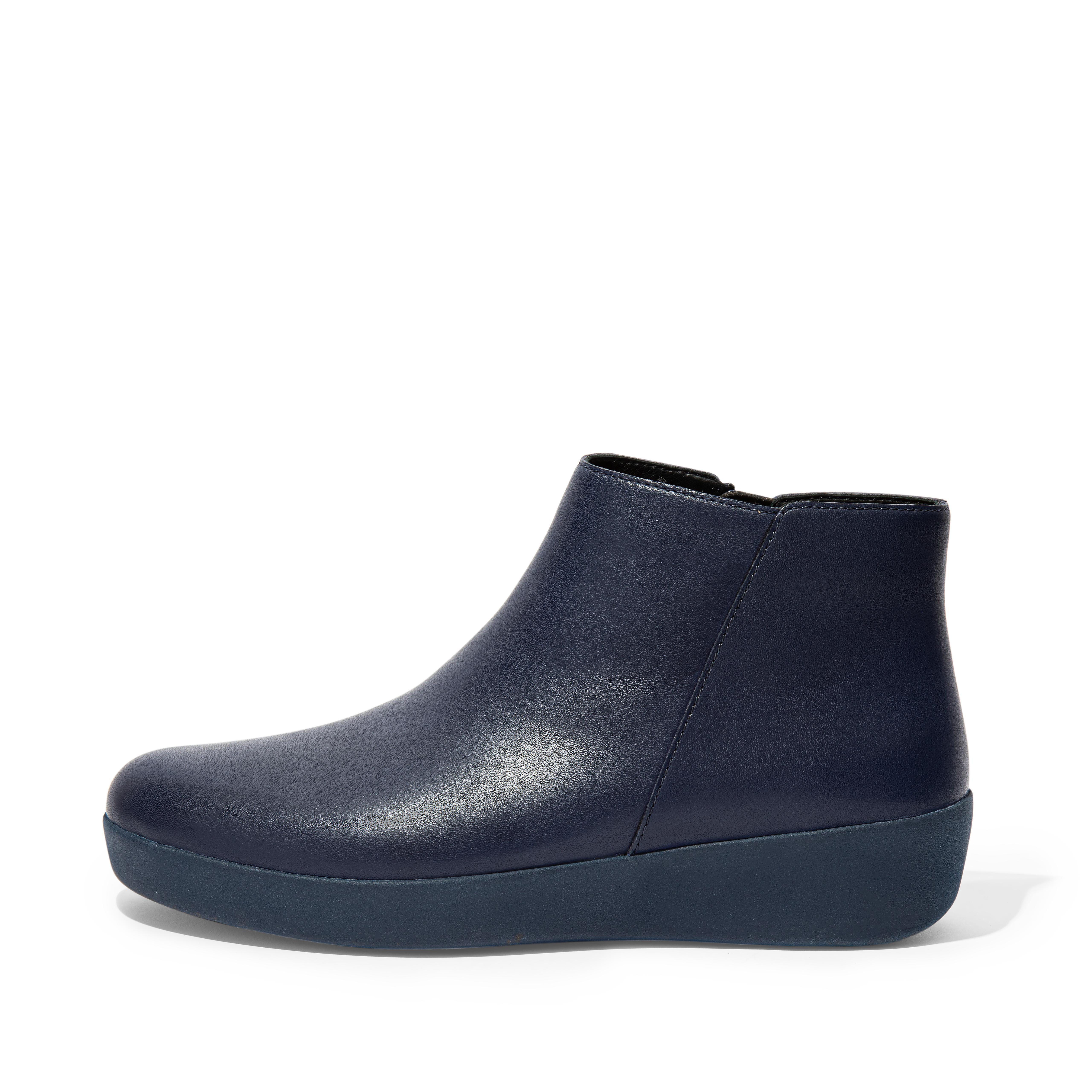 Fitflop Leather Sumi in Midnight Navy 
