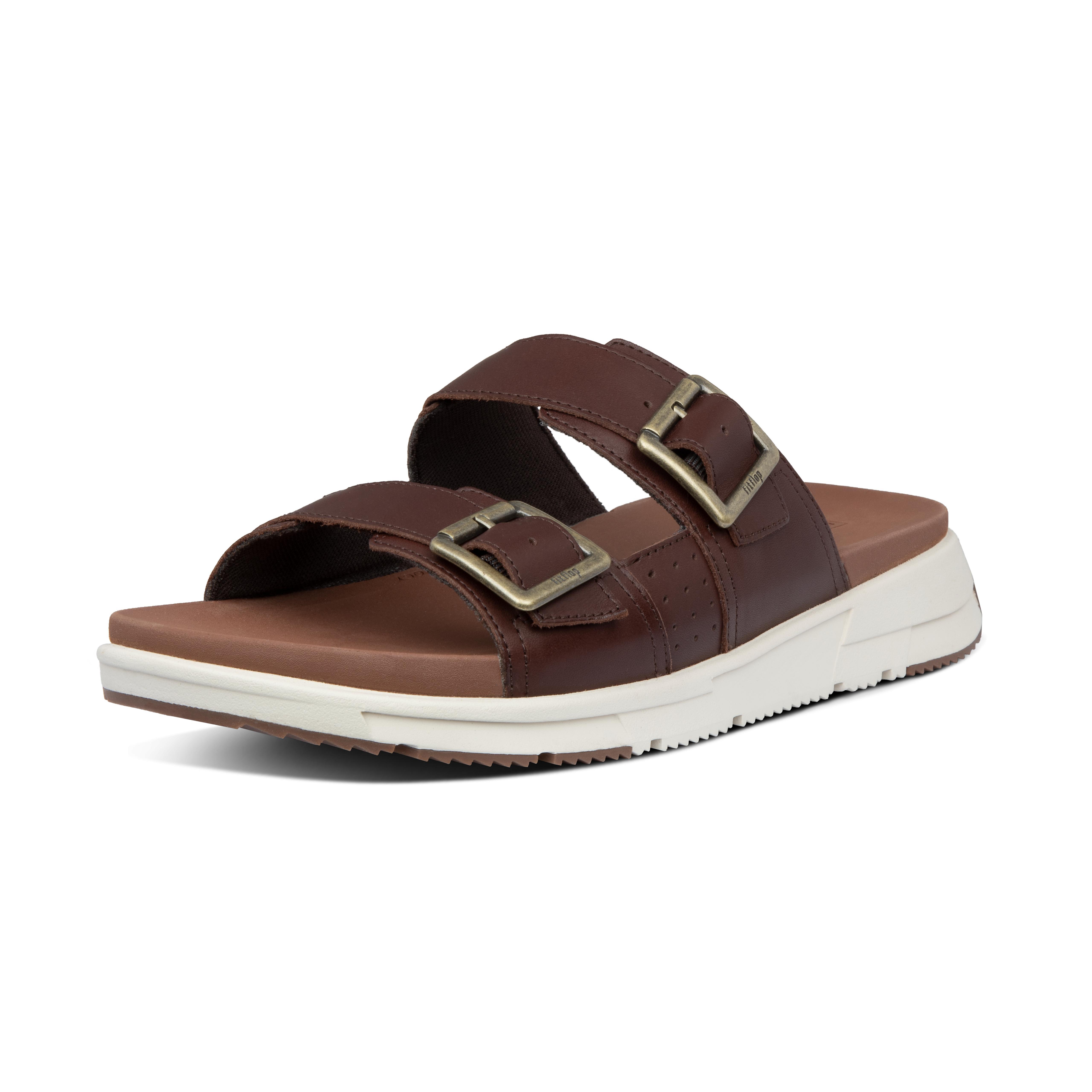 Fitflop Leather Arlo in Cognac (Brown) for Men - Lyst