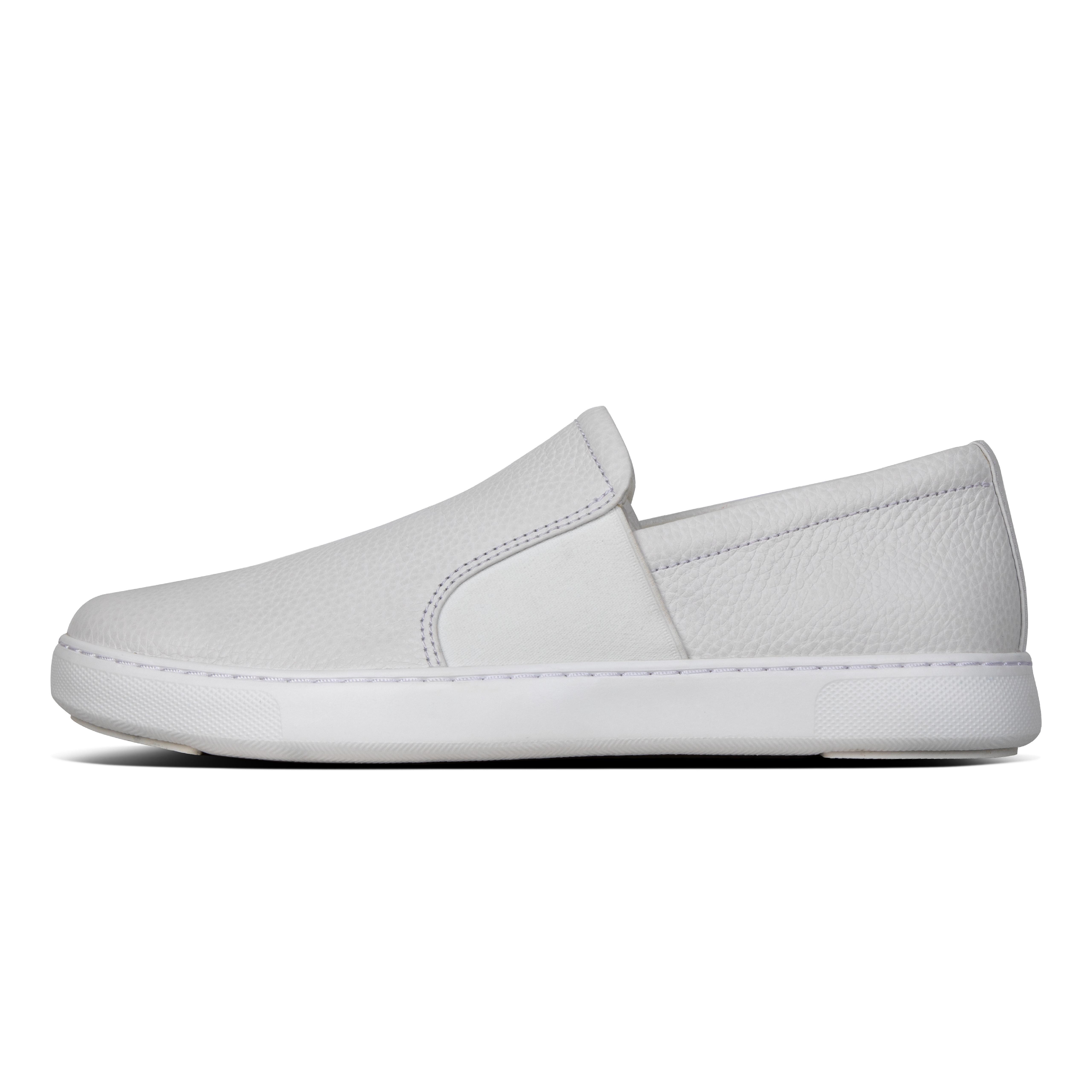 fitflop white leather trainers