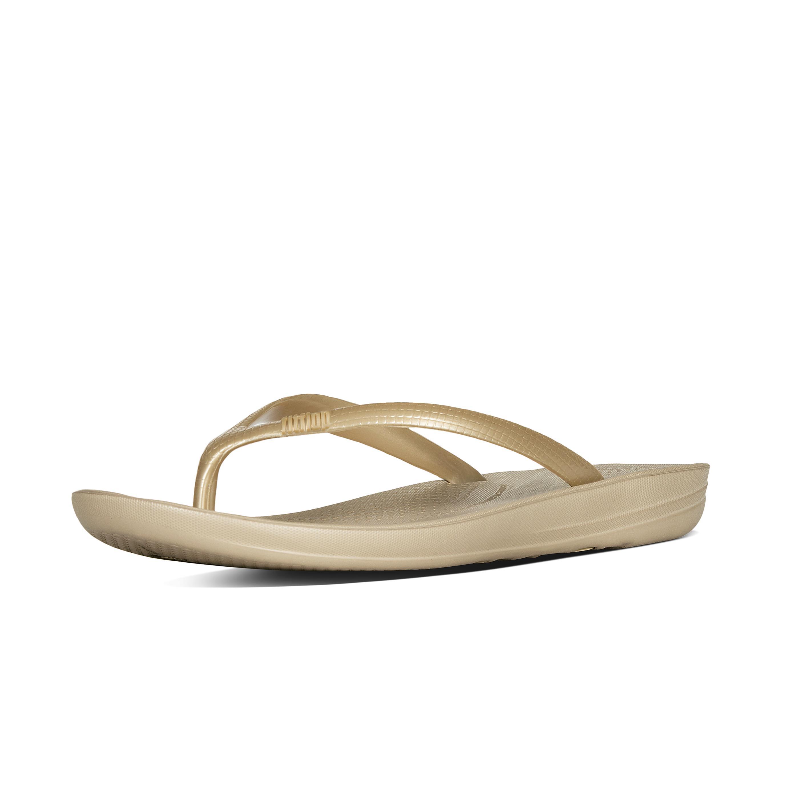 fitflop gold trainers