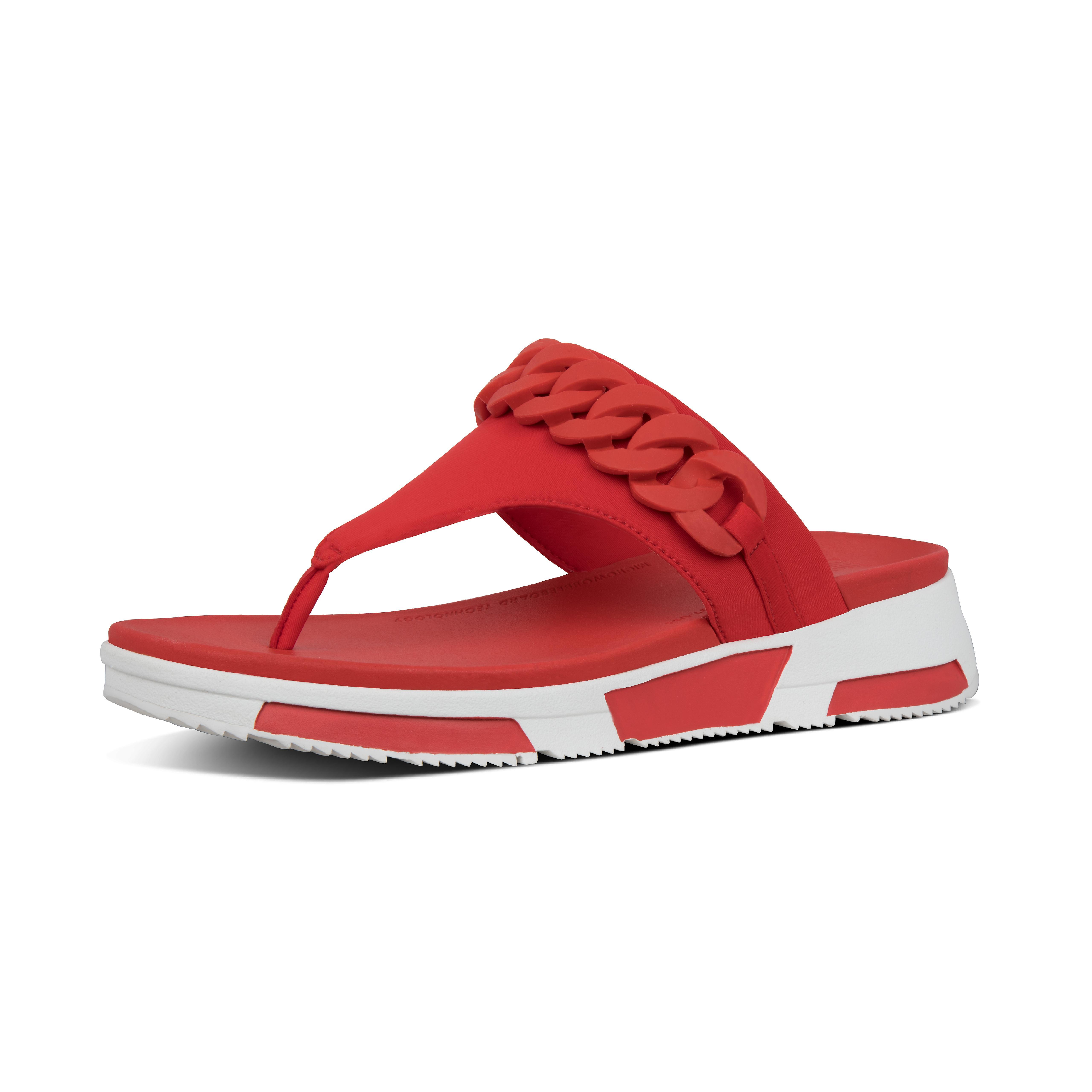 red fitflops