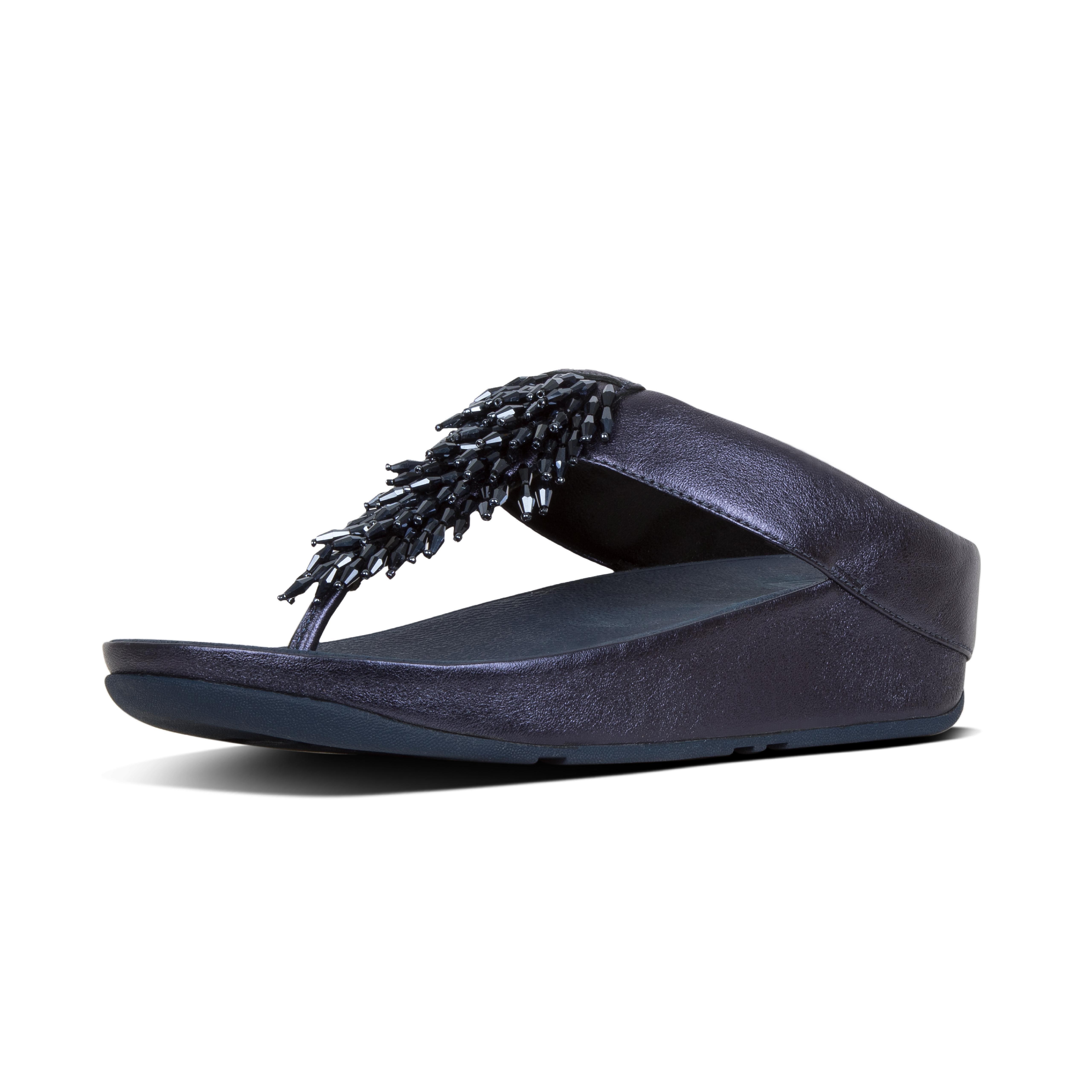 fit flops navy blue