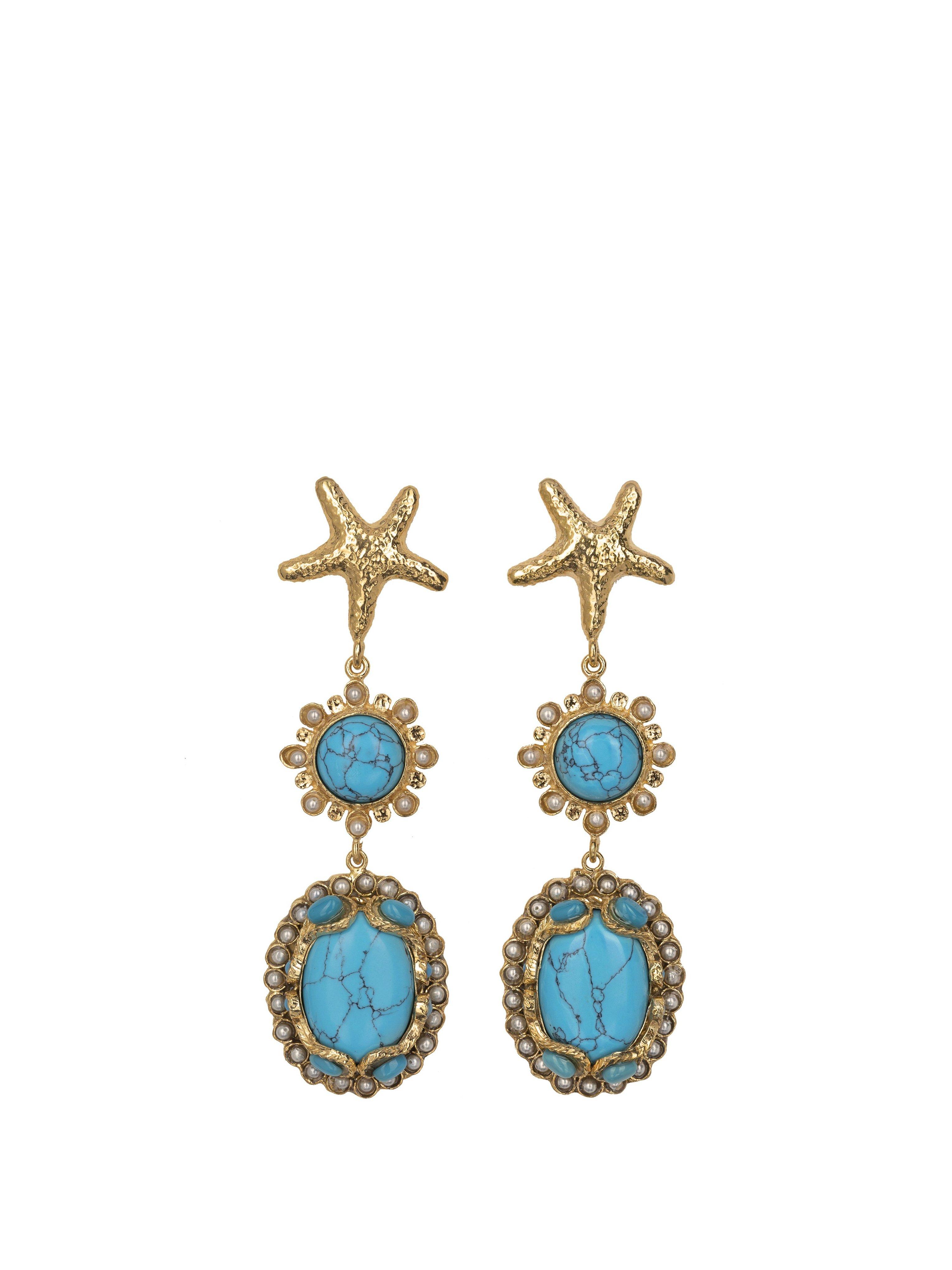 Christie Nicolaides Synthetic Carmela Earrings in Blue Lyst