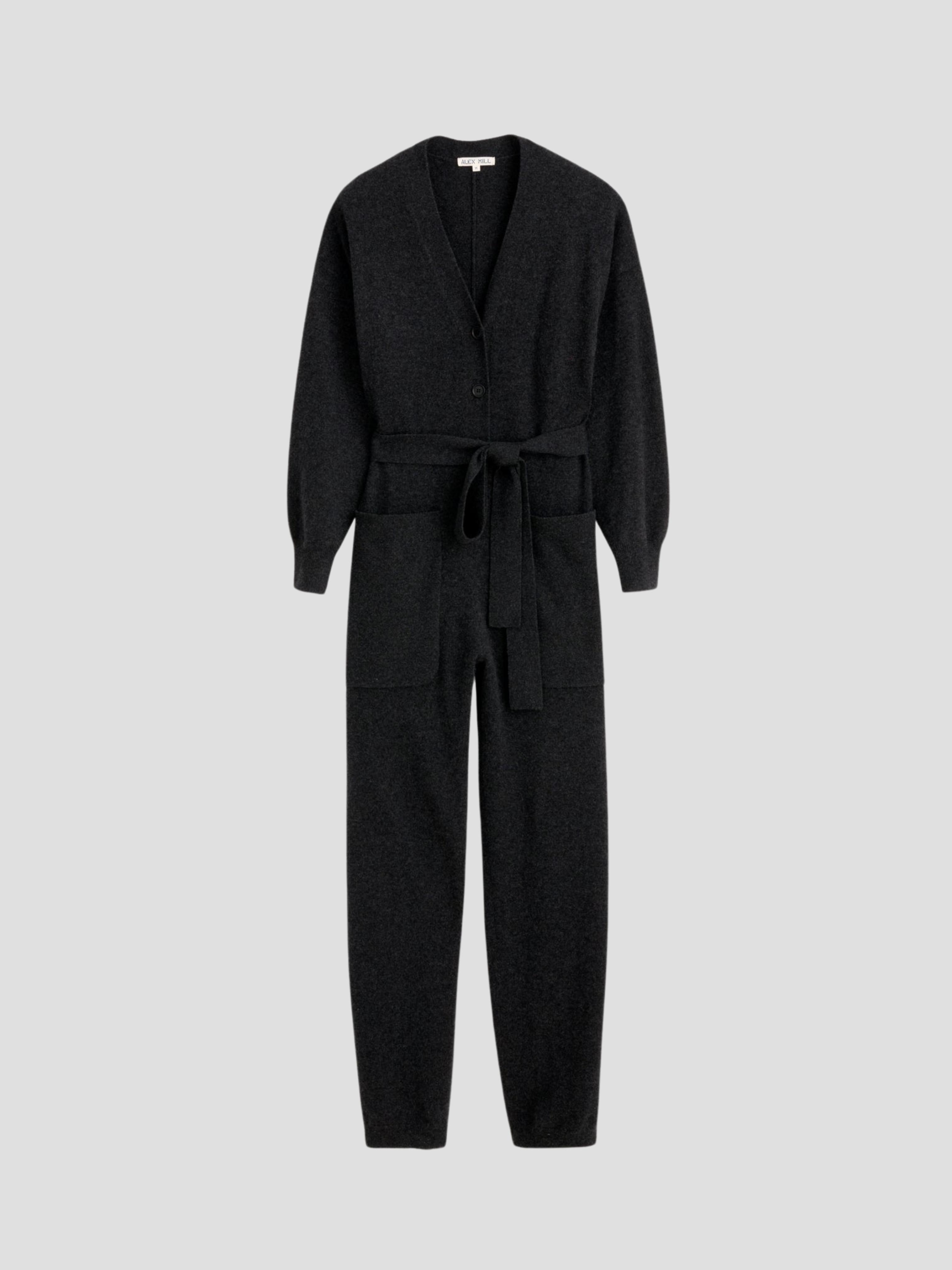 Alex Mill Charcoal Grey Cashmere Sweater Jumpsuit in Black Lyst
