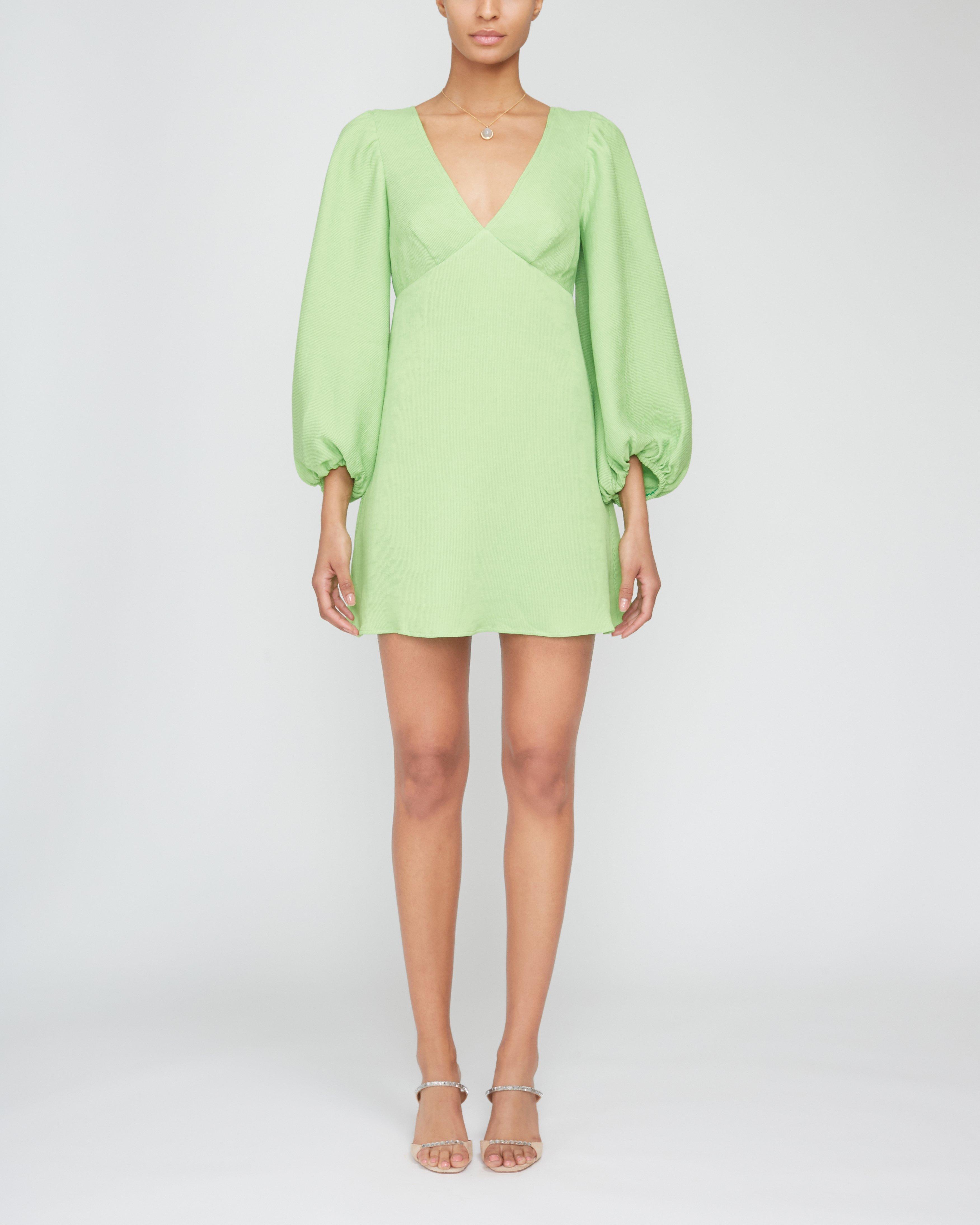 STAUD Synthetic Keshi Dress in Green | Lyst
