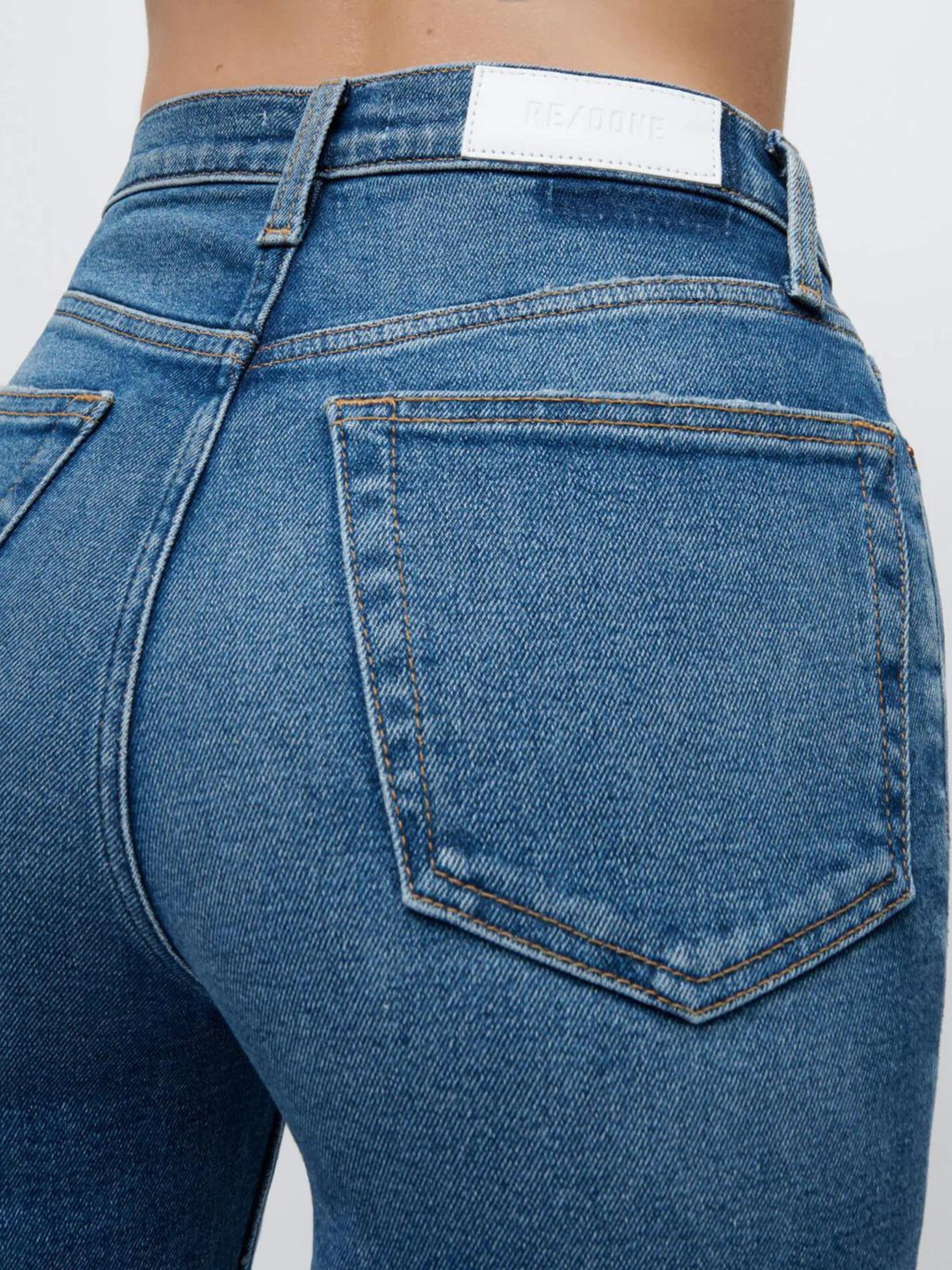 JEAN 70S STOVE PIPE Coton RE/DONE en coloris Bleu Femme Vêtements Jeans Jeans coupe droite 