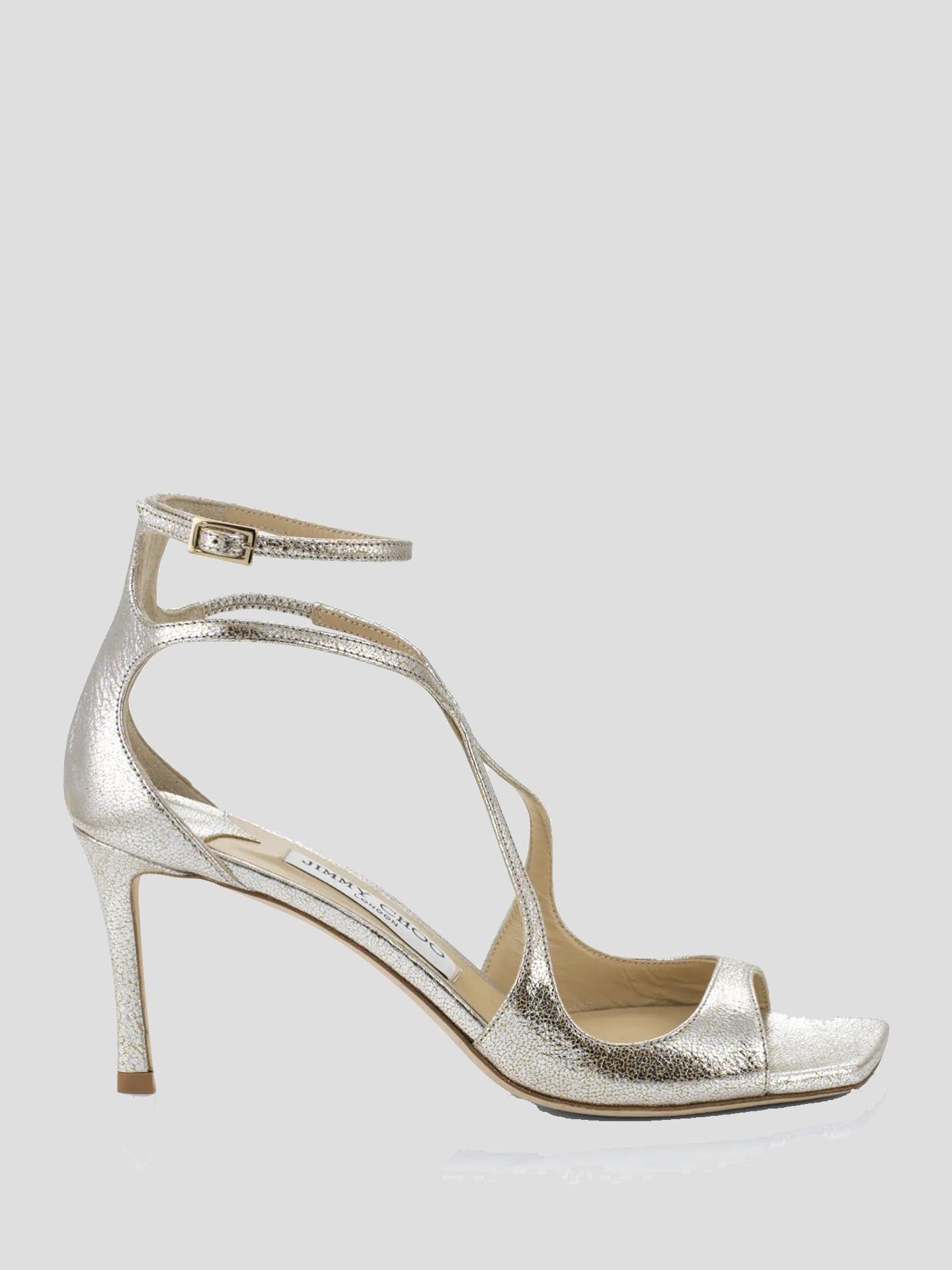 Jimmy Choo Azia 75mm Champagne Leather Pump Lyst