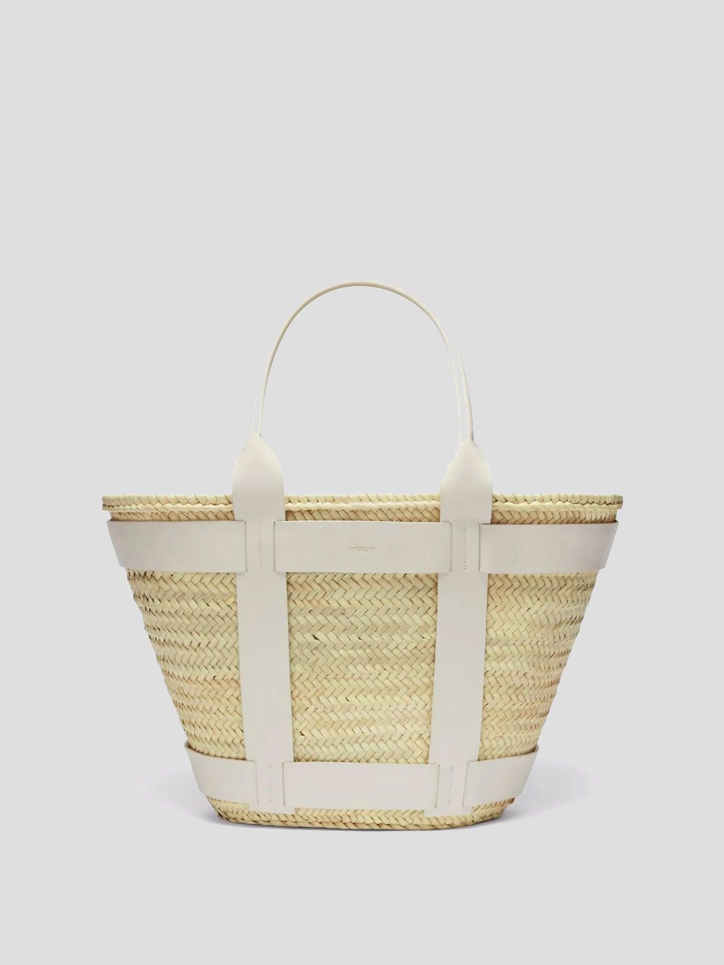 DeMellier Maxi Santorini Natural Bucket Bag | Lyst