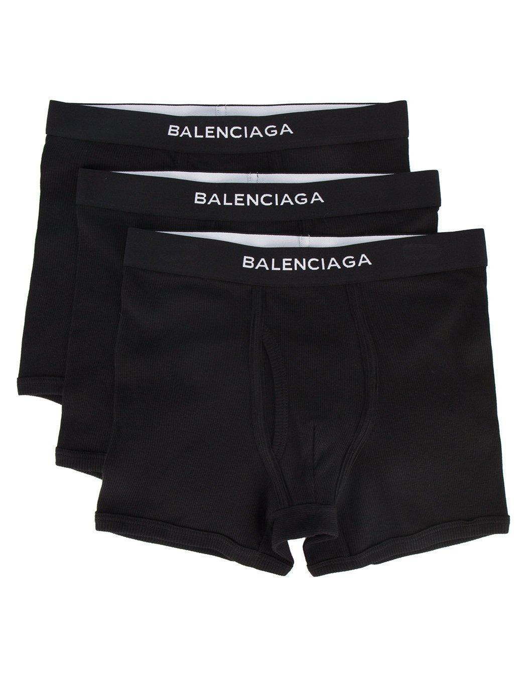 Balenciaga Black Boxer Briefs By for Men - Lyst