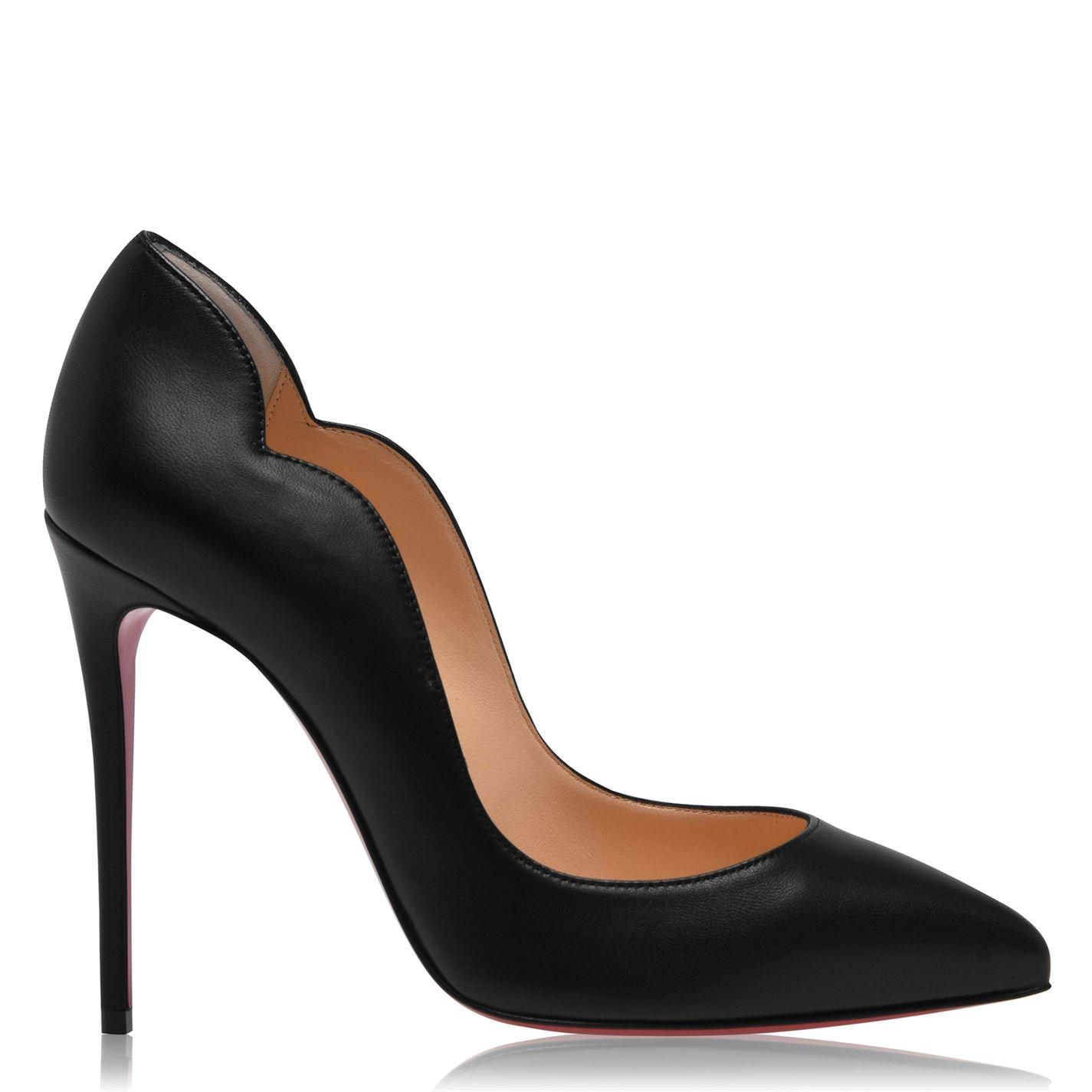 Christian Louboutin Leather Hot Chick 100 Heel Pumps in Black - Lyst